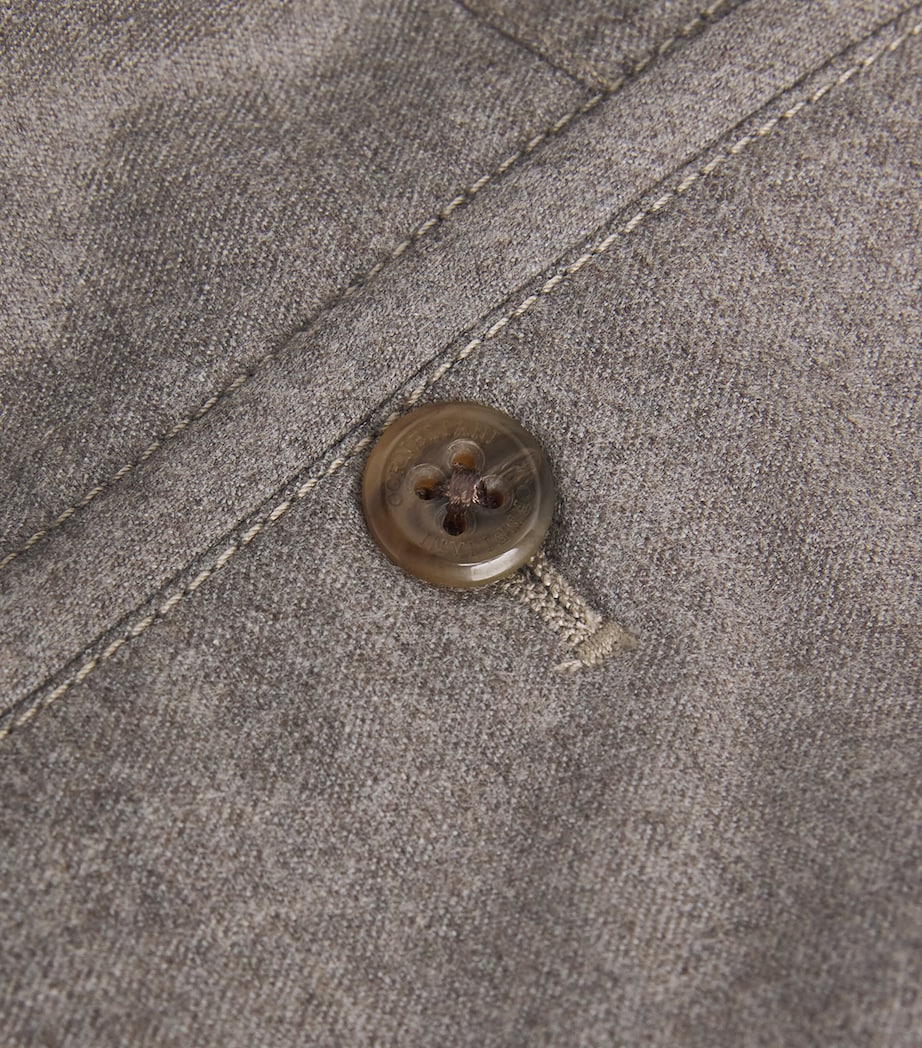 Wool-Cashmere Drawstring Trousers 029 NATURAL BEIGE Image 5