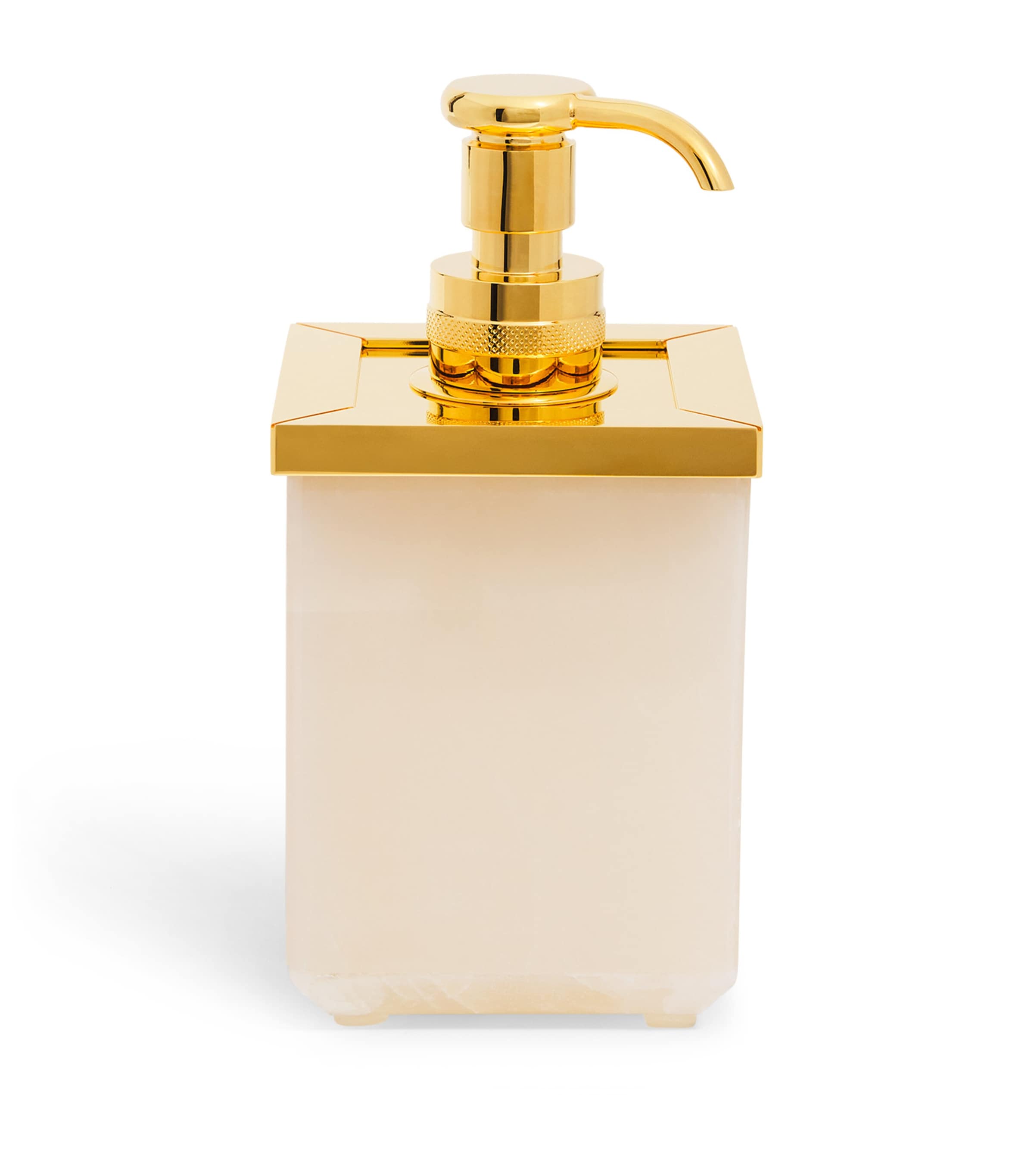 ZODIAC Onyx Soap Dispenser Gold Image 1