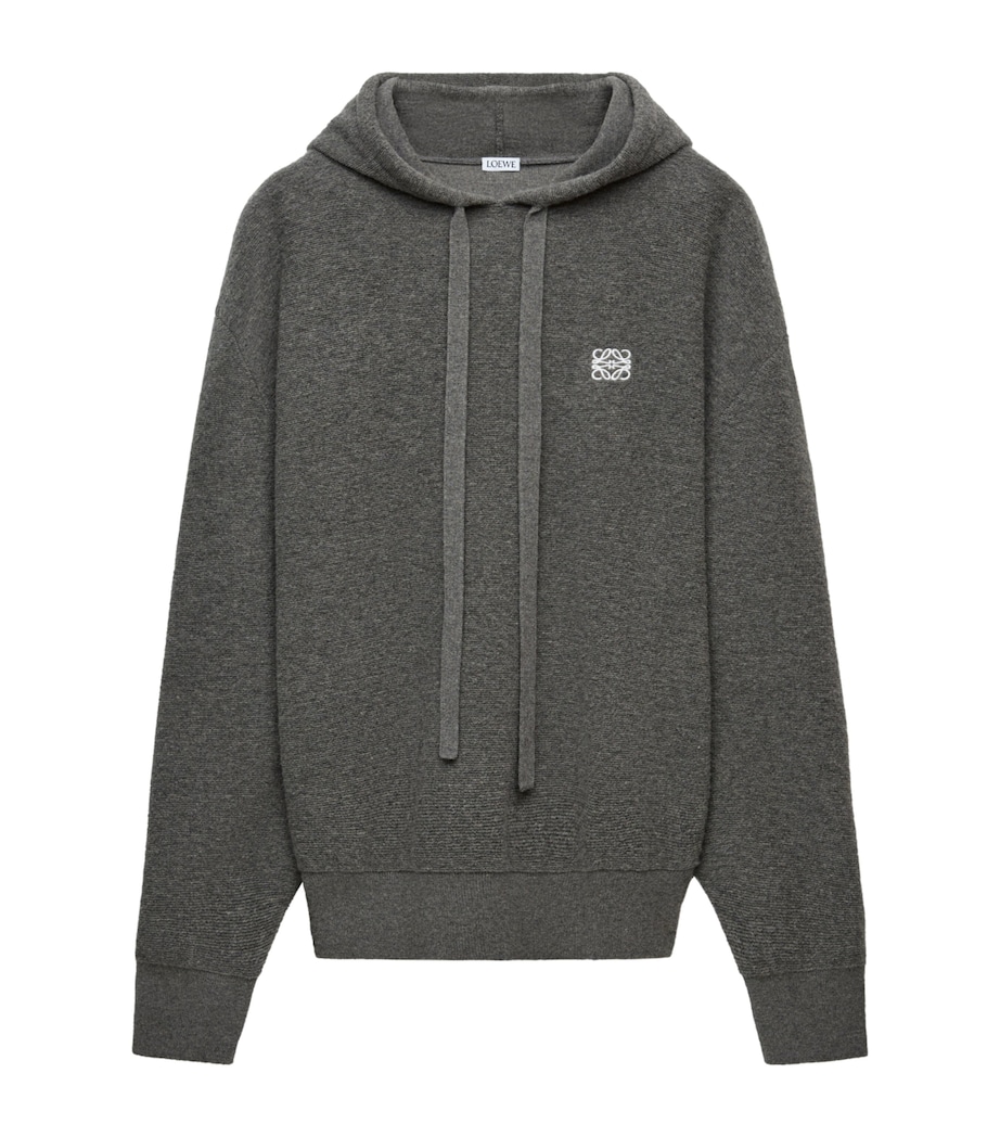Wool Anagram Hoodie GREY Image 1