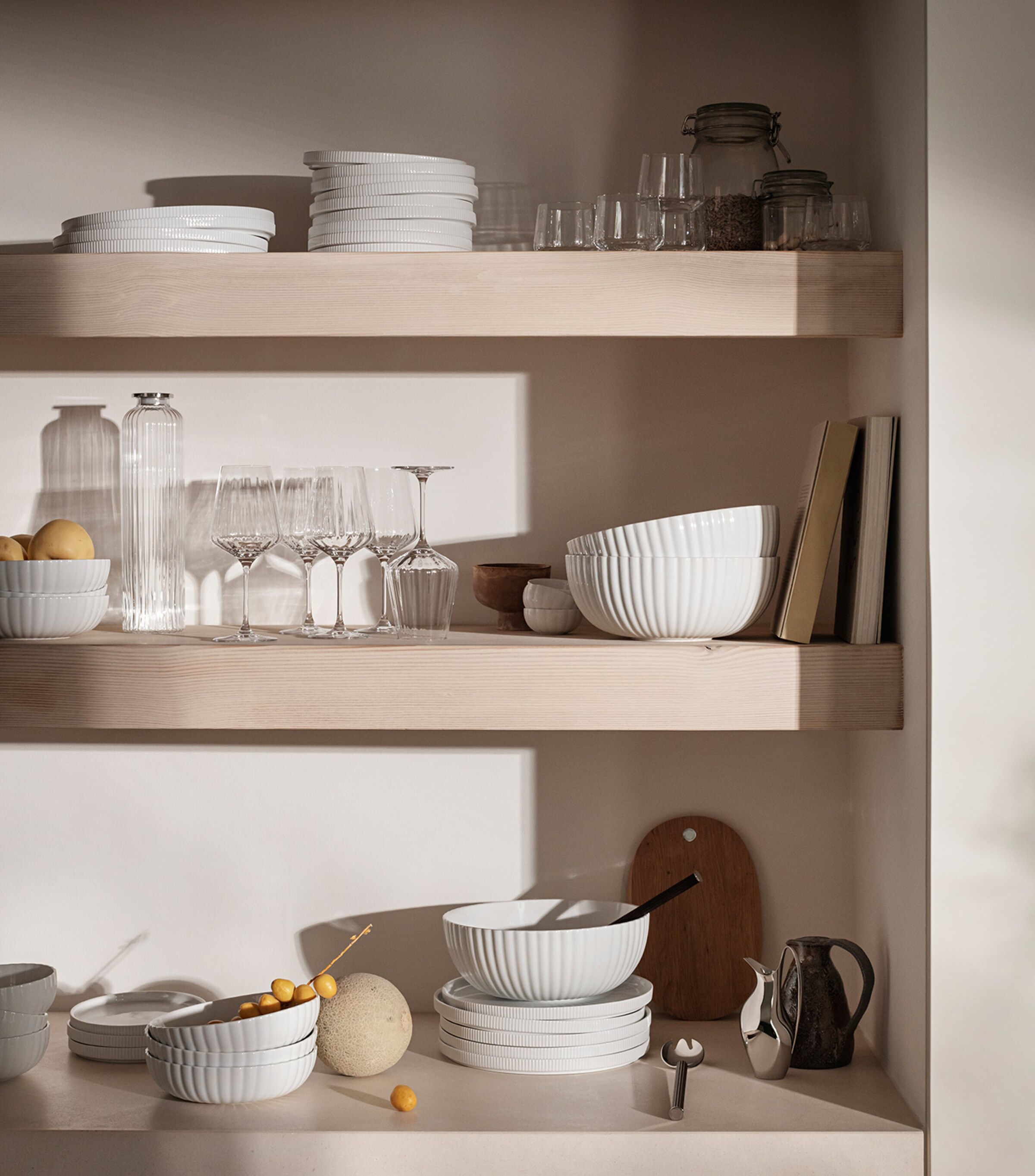 Porcelain Bernadotte Salad Plate (20cm) WHITE Image 2