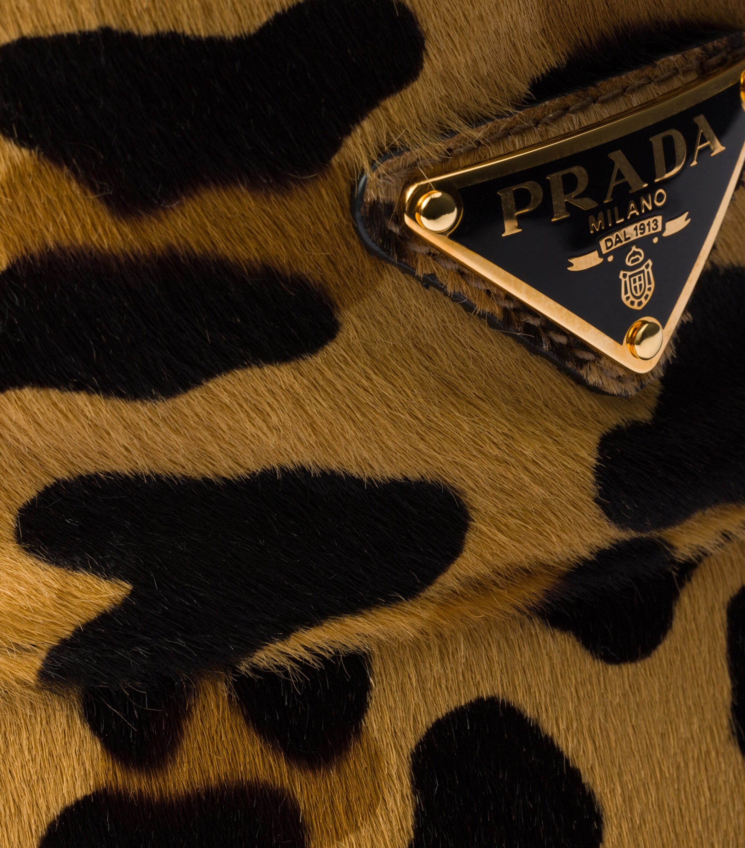 Prada Leopard Print Leather Bucket Hat | Harrods UK