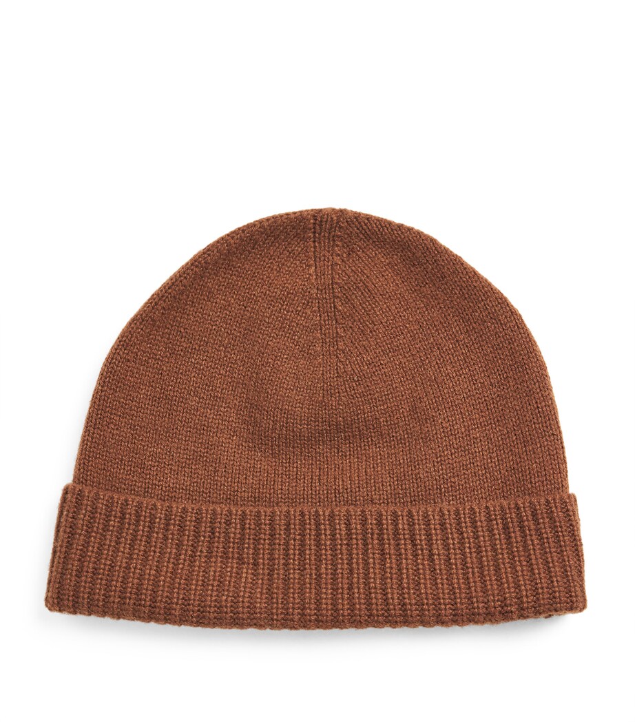 Joseph Cashmere Chia Beanie Hat Cinnamon Image 1