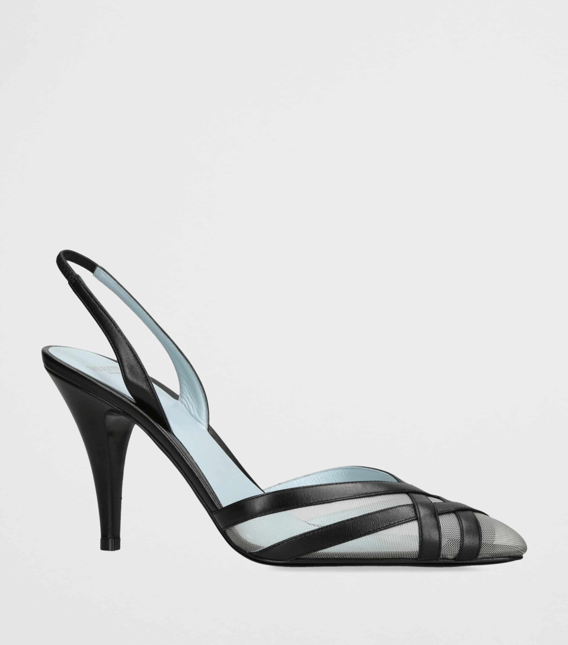 Valentino Garavani Leather ImpuDance Slingback Pumps 90 Black/comb Image 3