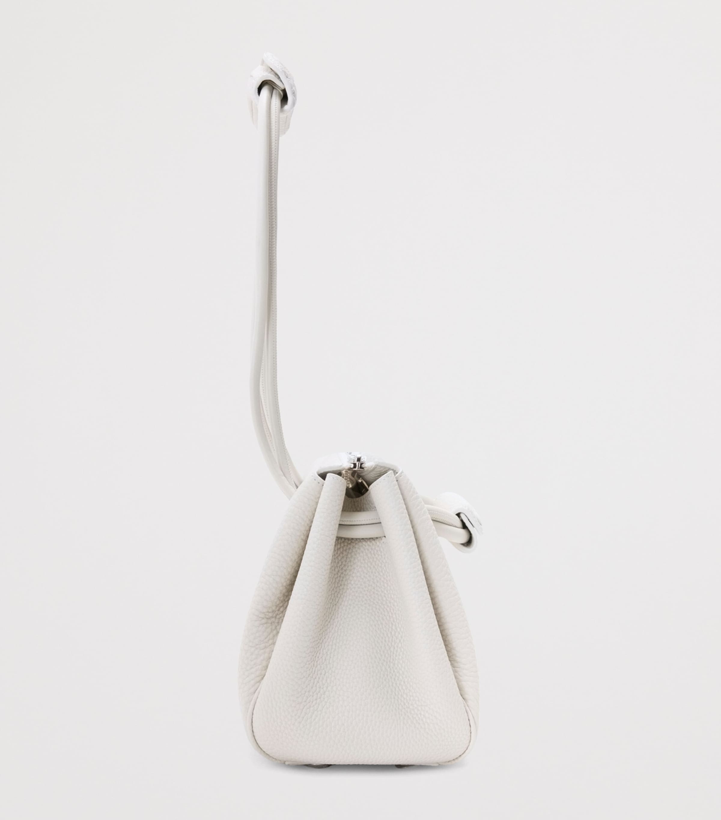 Small Calfskin Madrid Shoulder Bag SOFT WHITE Image 4