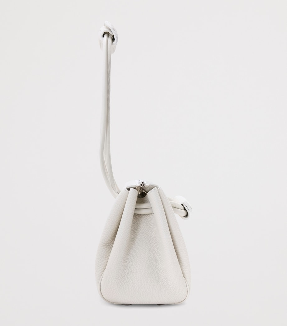 Small Calfskin Madrid Shoulder Bag SOFT WHITE Image 4