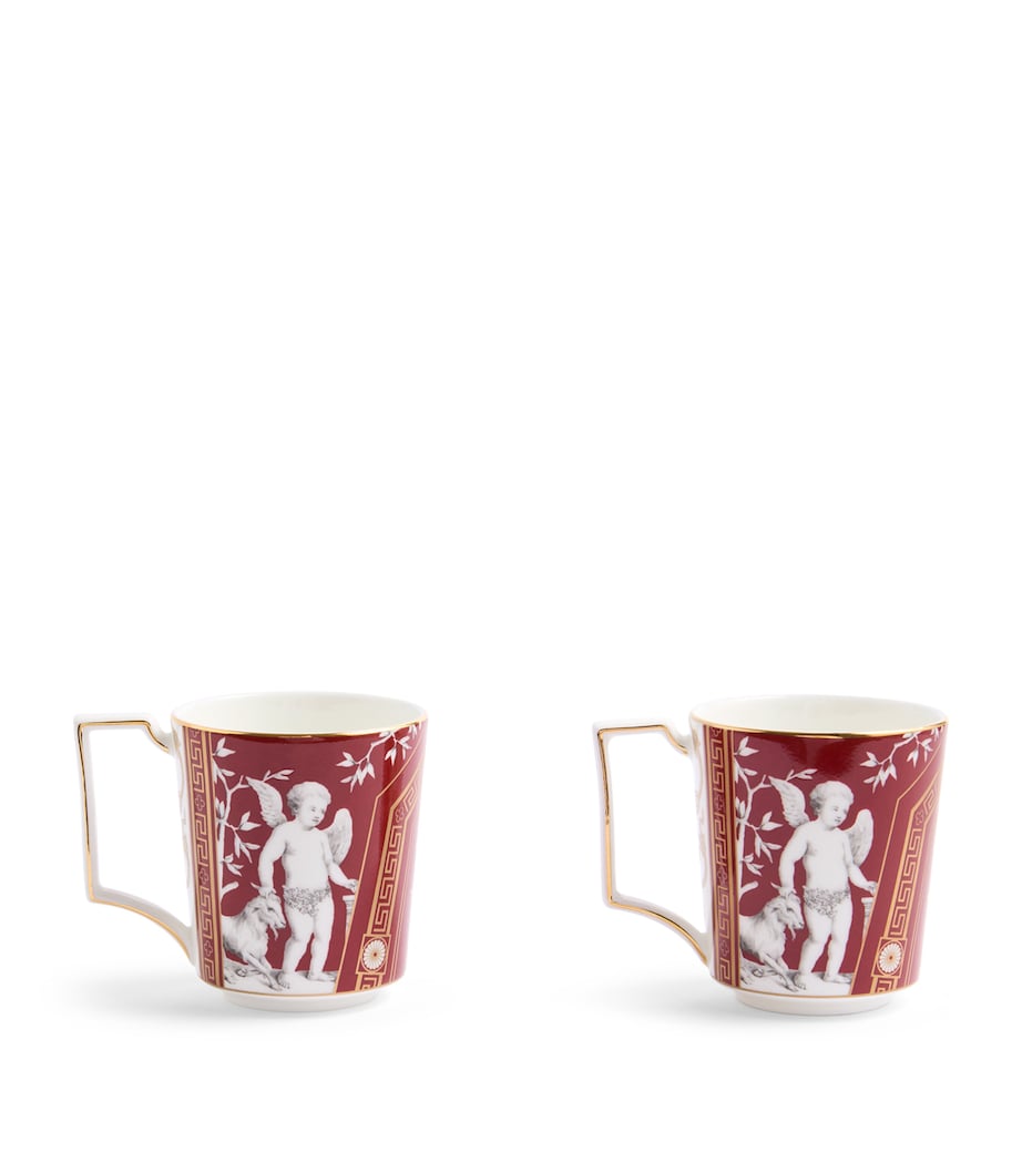 Set of 2 Renaissance Mugs (300ml) RED Image 3