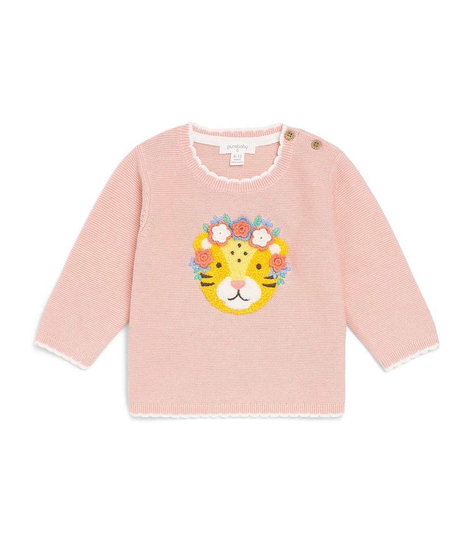 Purebaby Organic Cotton Frida Sweater (0-12 Months) Guvme Image 1