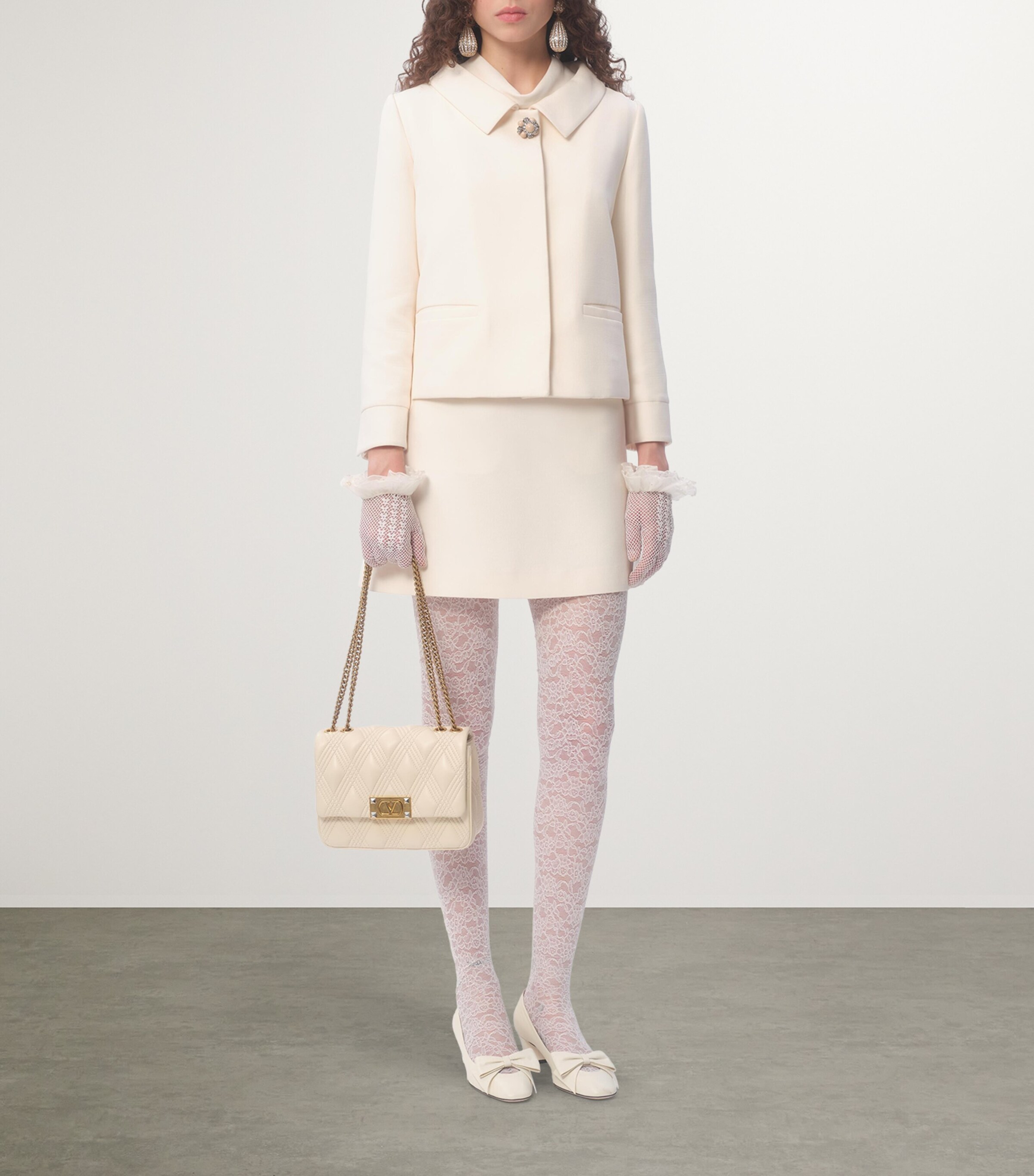 Valentino Womens Wool-Silk Coat Image 6