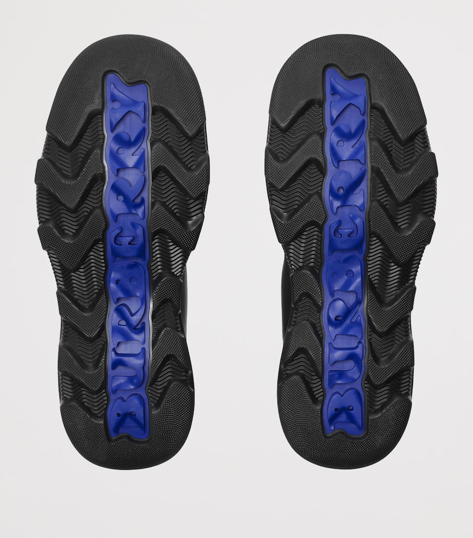 Leather Creeper Chelsea Boots BLACK/SAND IP CHECK Image 6