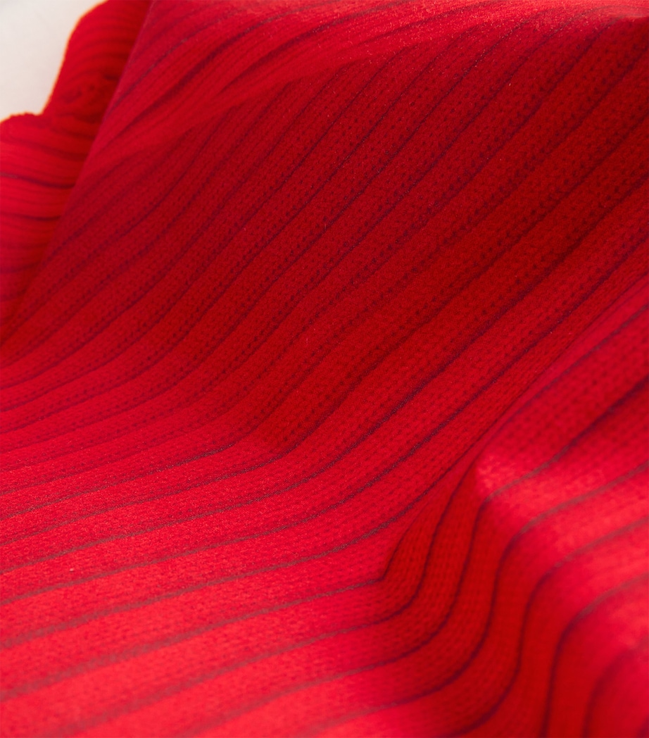 Cotton-Blend Knit As Represented Maxi Skirt RED Image 5