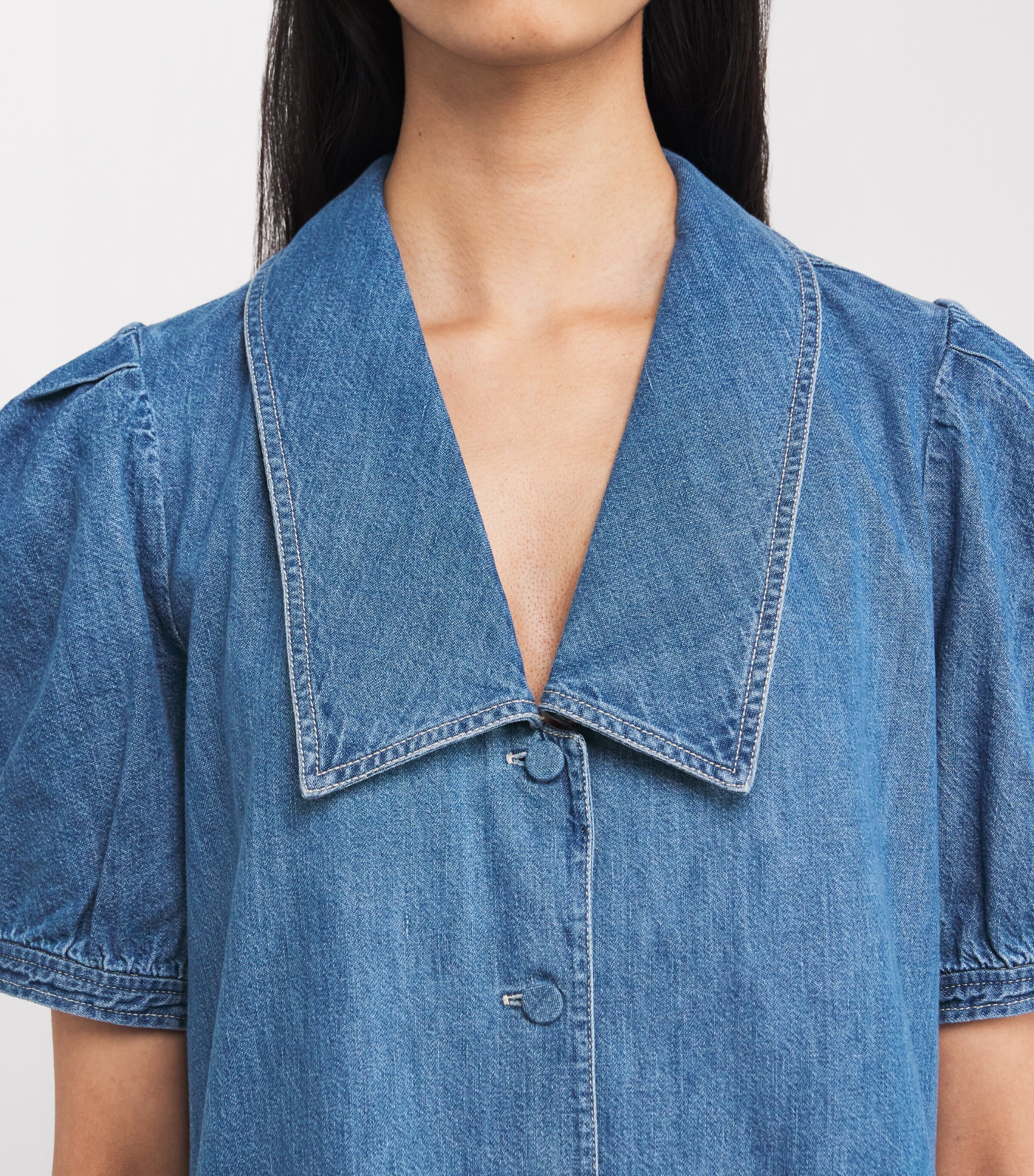 Denim The Sailor Mini Dress STARLET Image 6