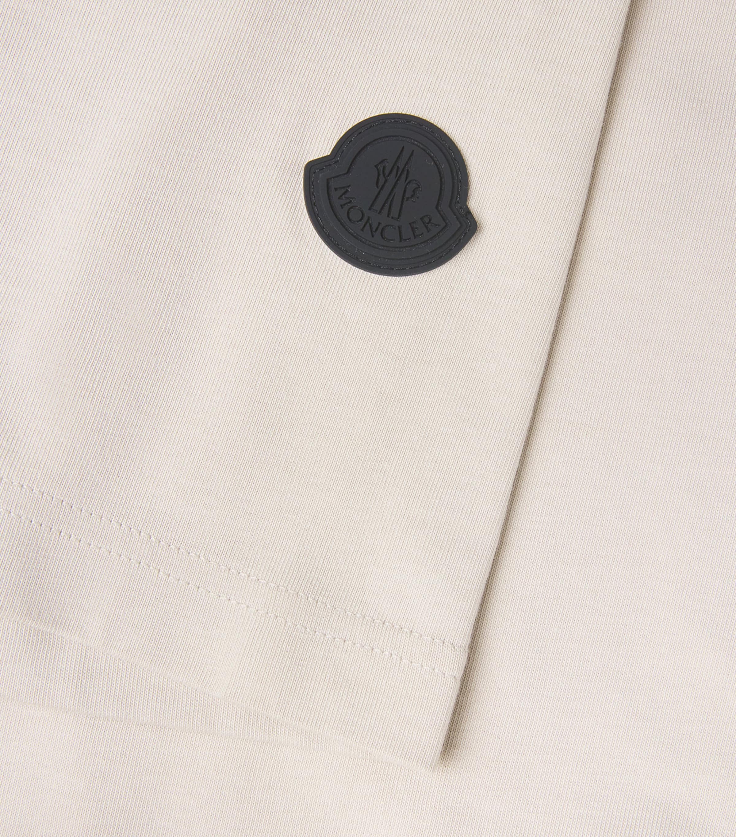 Moncler Mens Cotton Logo Patch T-Shirt Image 6