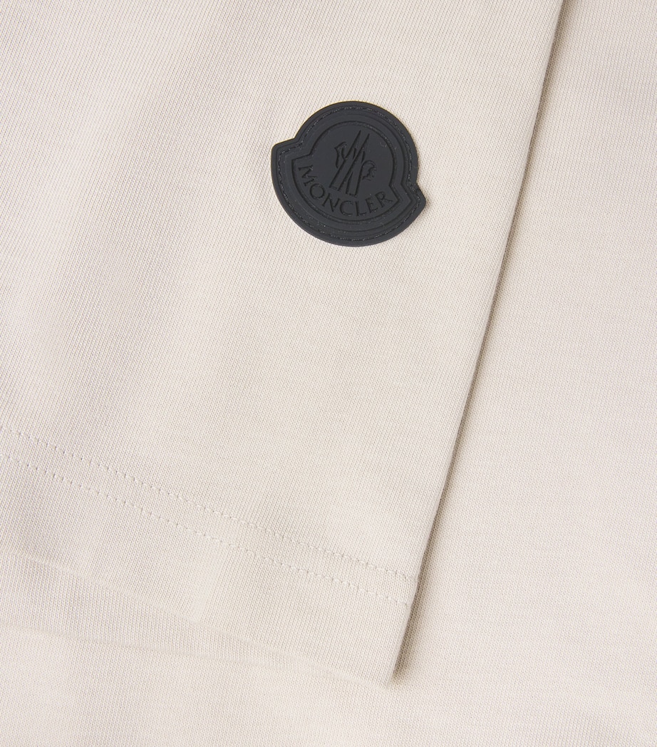 Moncler Mens Cotton Logo Patch T-Shirt Image 6