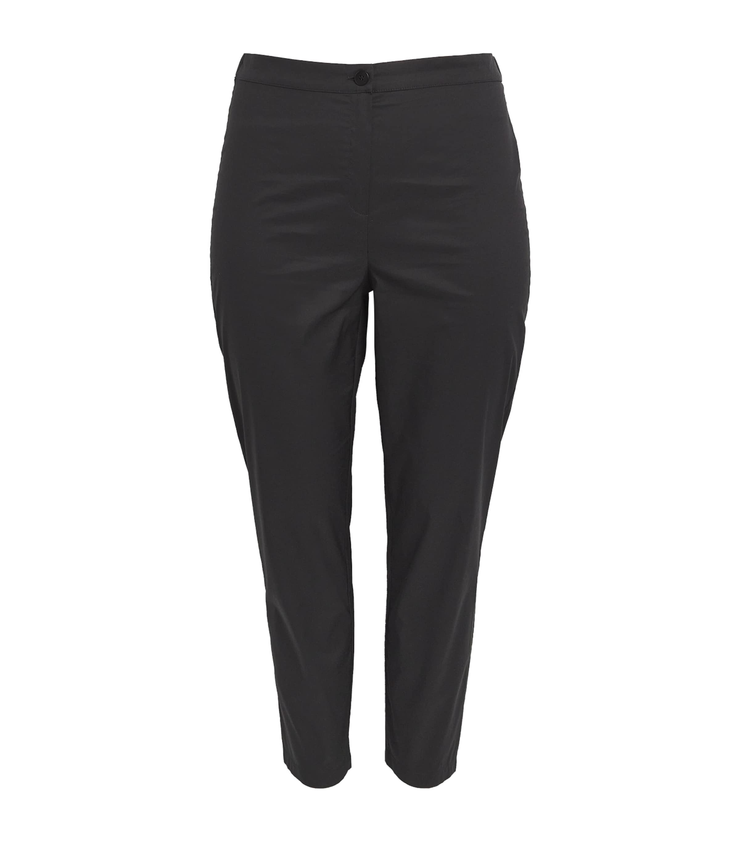 MARINA RINALDI COTTON-BLEND TAILORED TROUSERS