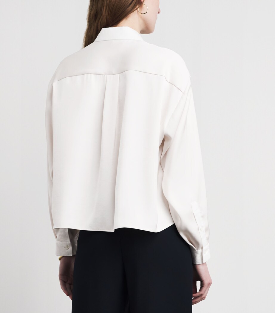 Claudie Pierlot Womens Accent Collar Shirt Dual Color Image 5