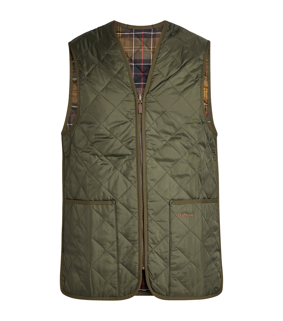 Quilted Gilet OLIVE Image 7