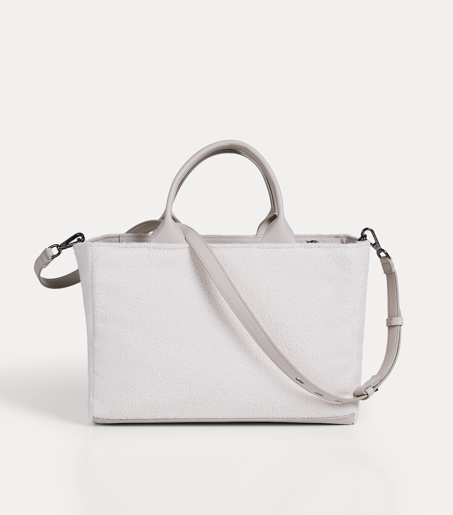Brunello Cucinelli Kids French Terry Tote Bag Image 3