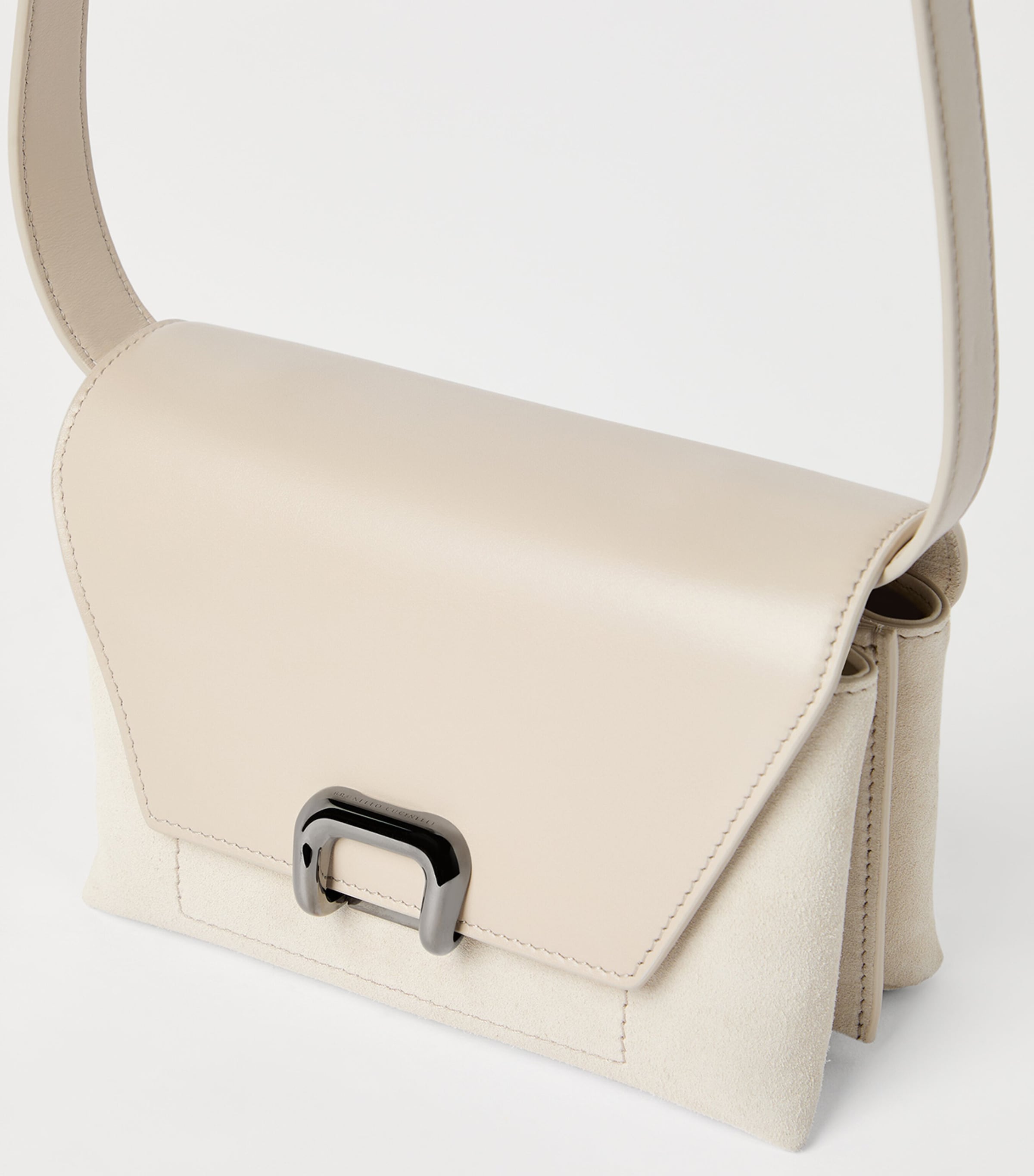 Small Leather Sartorial Cross-Body Bag C8905 Image 5