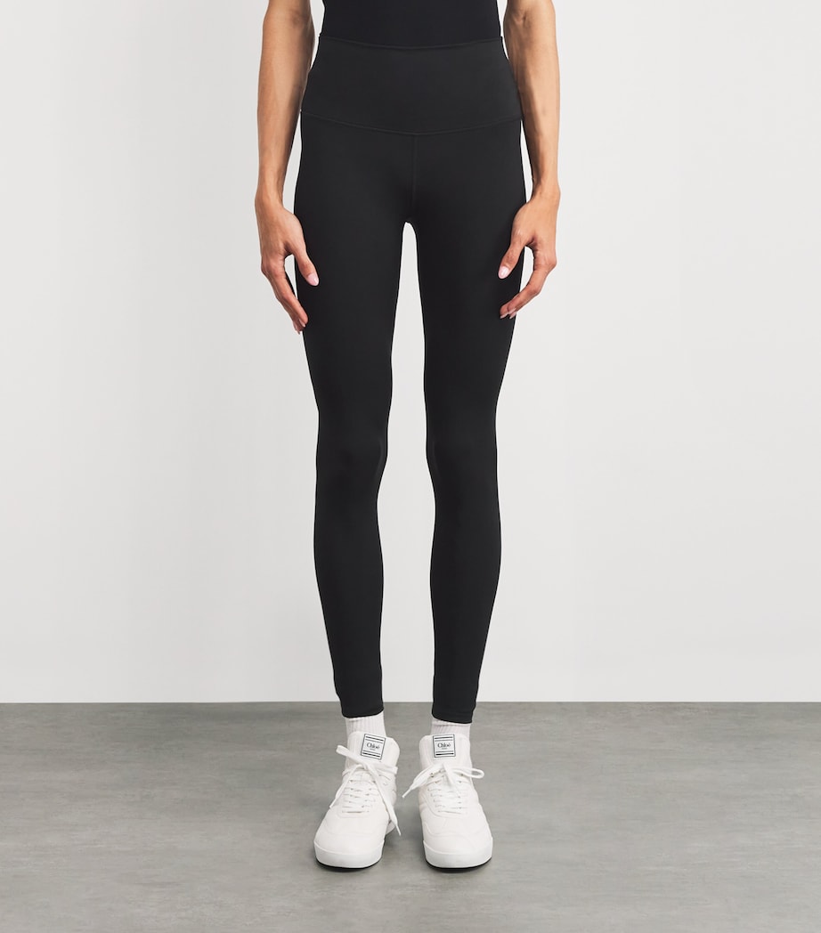 FreeSoft High-Rise Sports Leggings BLACK Image 3