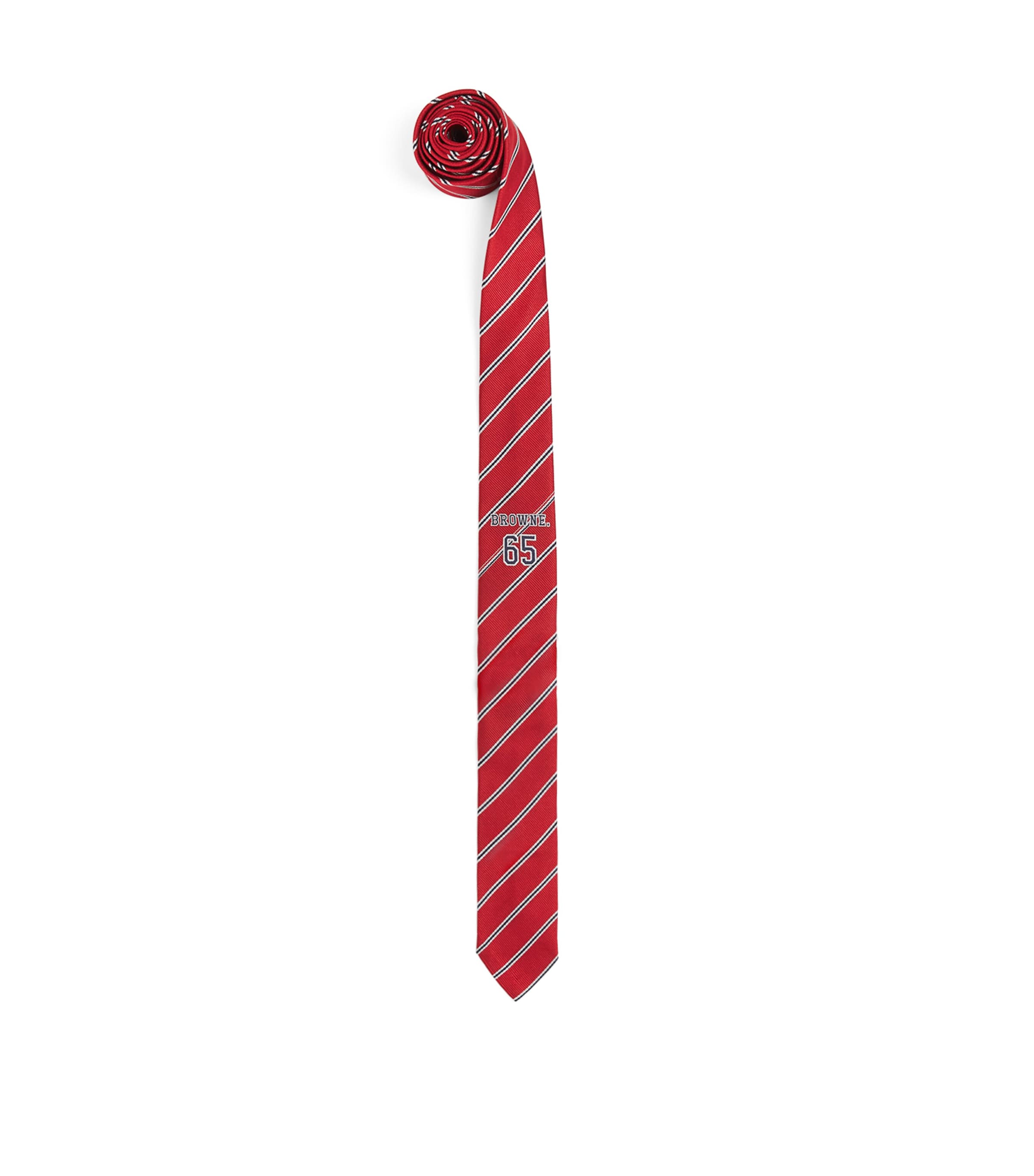 Thom Browne Silk Browne 65 Tie Red Image 1