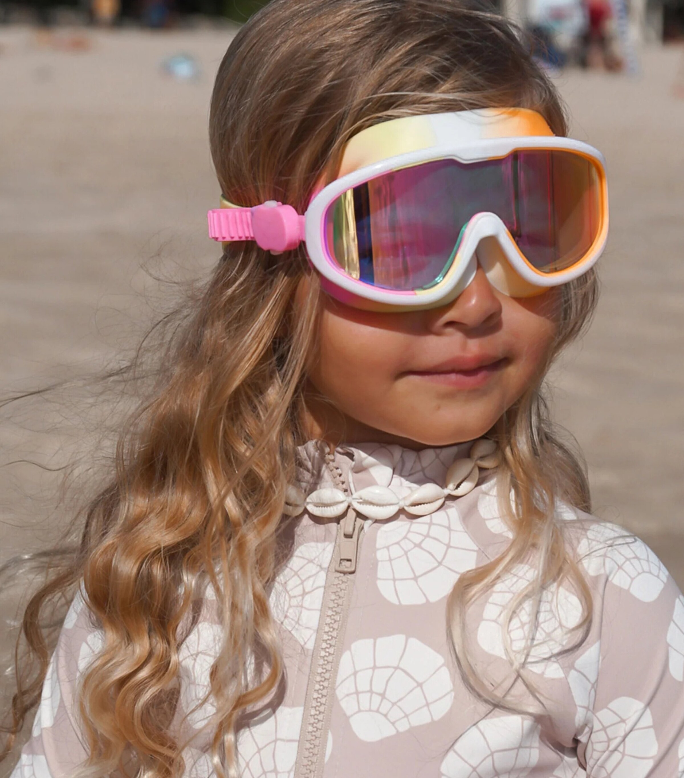 Sunnylife Kids Poppy The Peach Dive Mask Multicolour Image 2