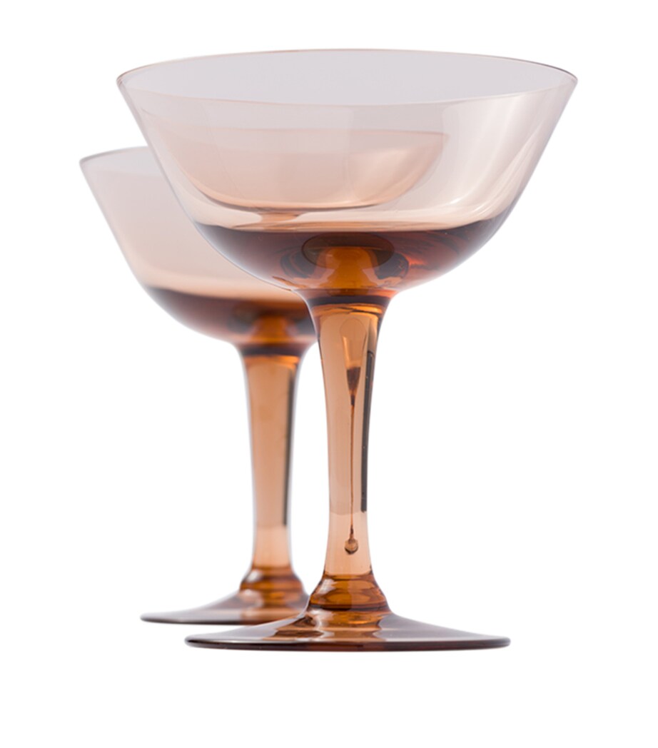 Set of 2 New York Champagne Coupes F0XAC Image 4