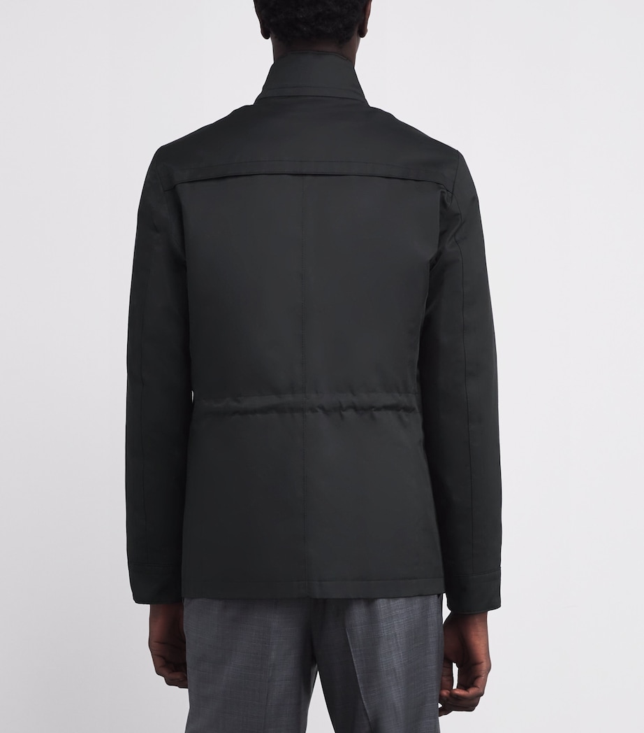 Cotton-Blend Field Jacket 20BLACK Image 4