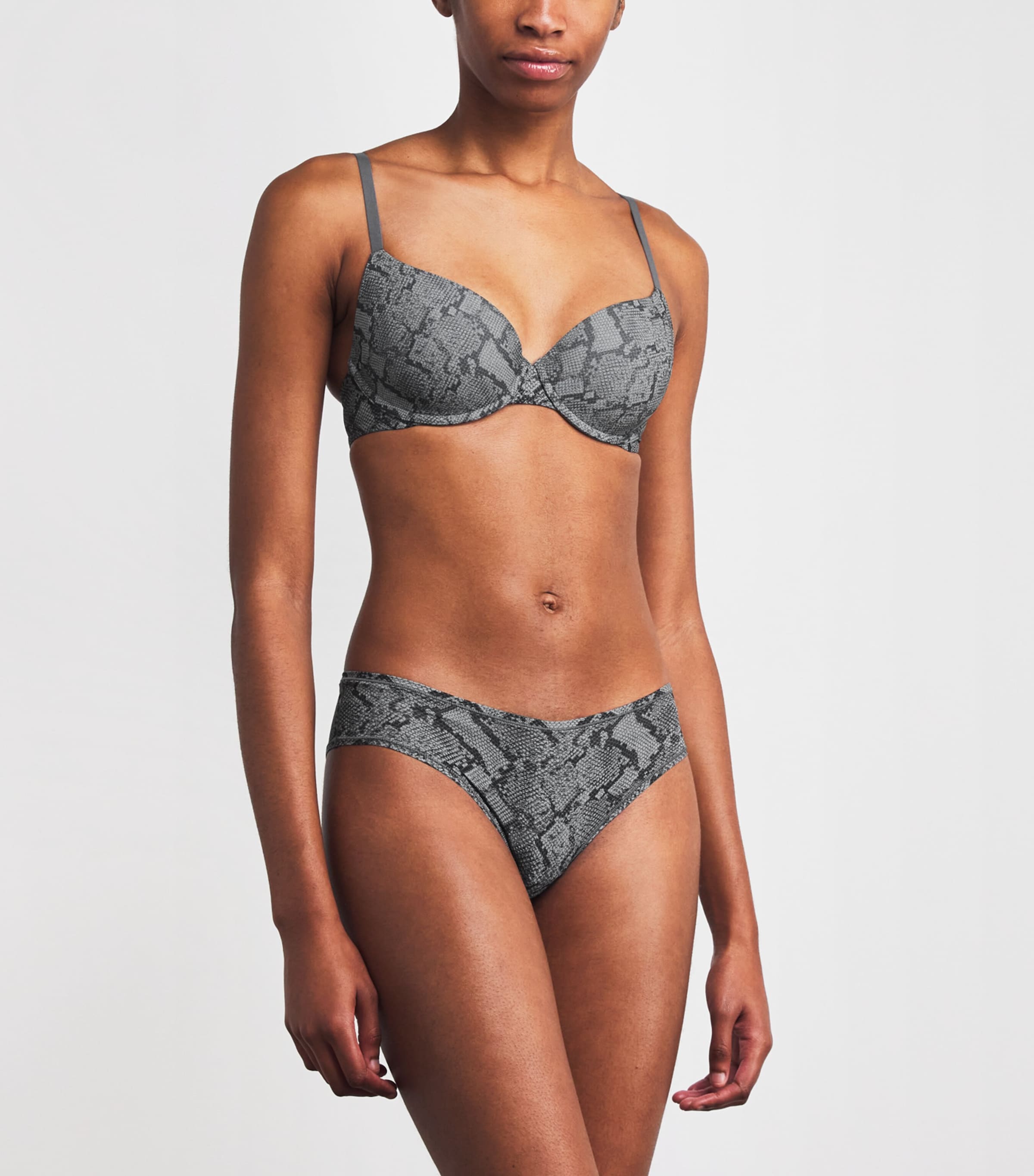 Fits Everybody T-Shirt Bra SHADOW SNAKE PRINT Image 2