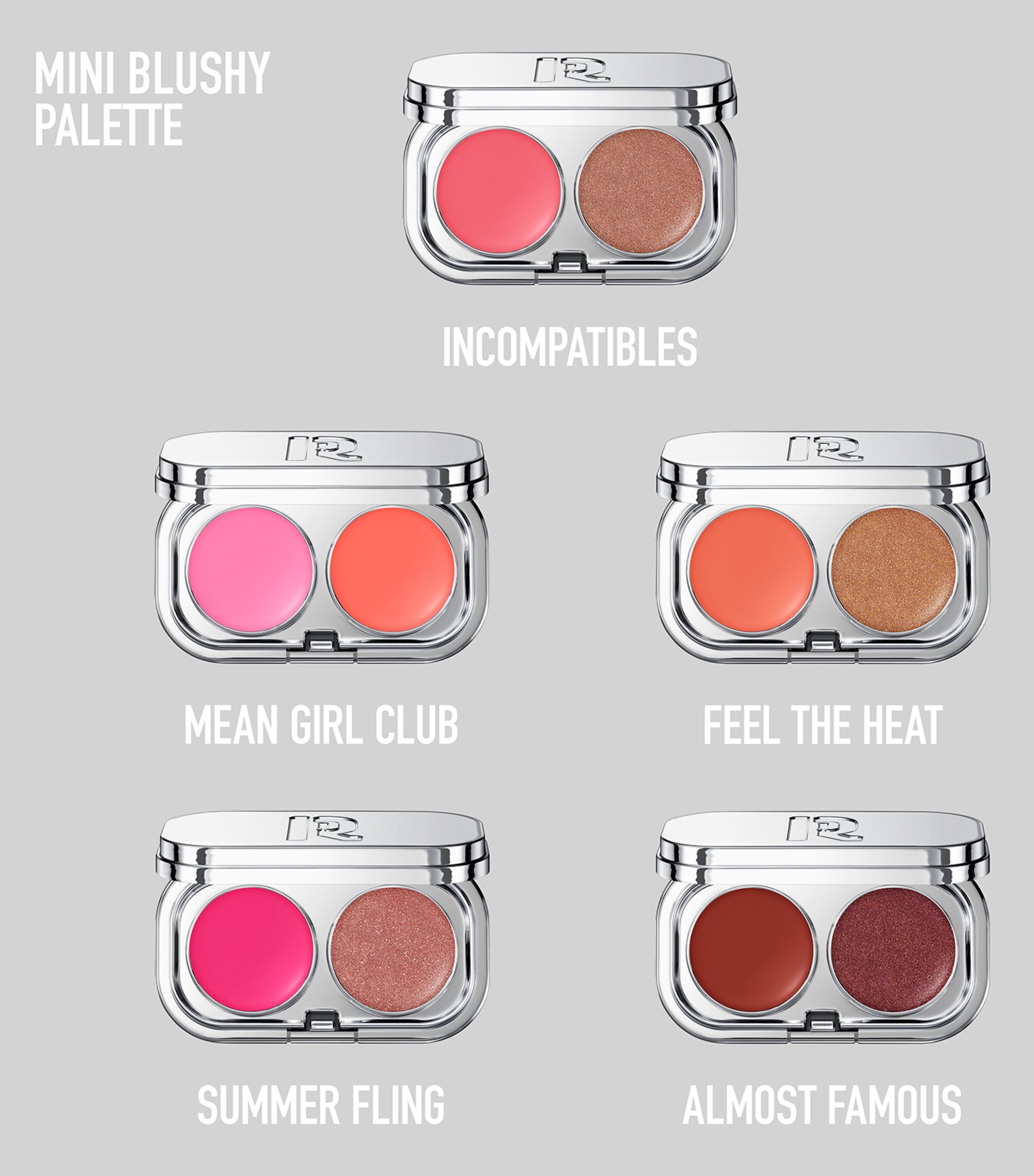 Rabanne Mini Blushy Palette Balm-to-Skin Tinted Blush Mean Girl Club Image 4