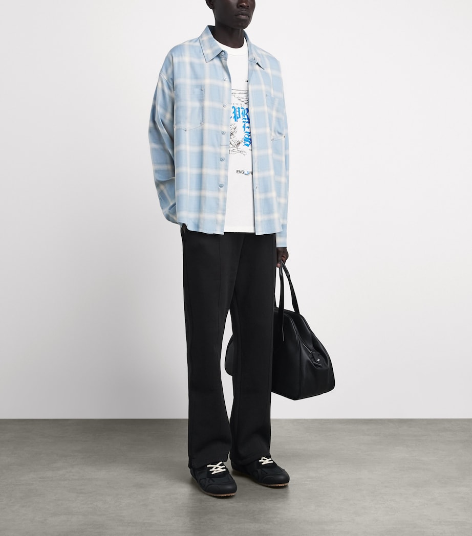 Represent Mens Cotton Initial Sweatpants Black Image 2