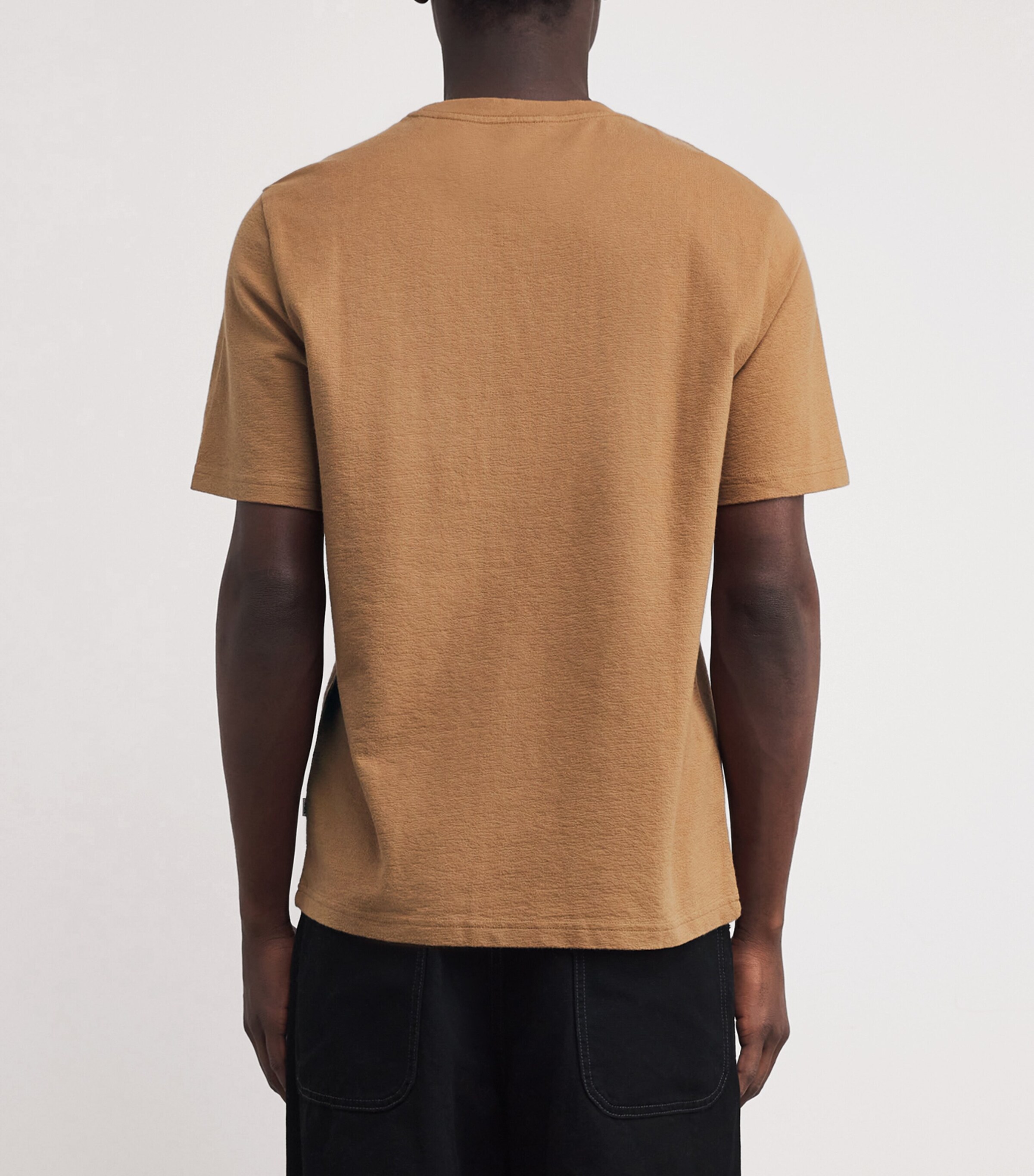 Organic Cotton Dean T-Shirt TAN Image 4