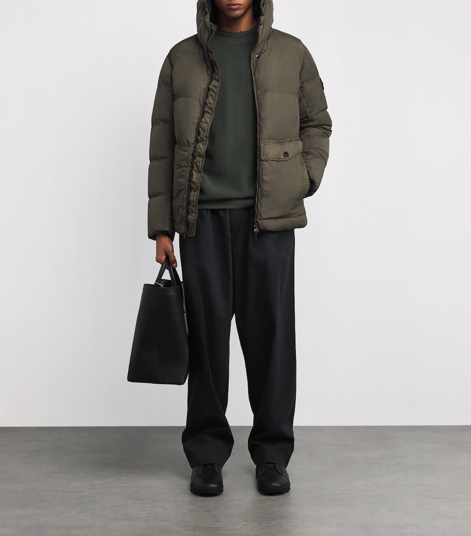 Cotton-Nylon Reverse-Stitch Sweater V005E Image 2