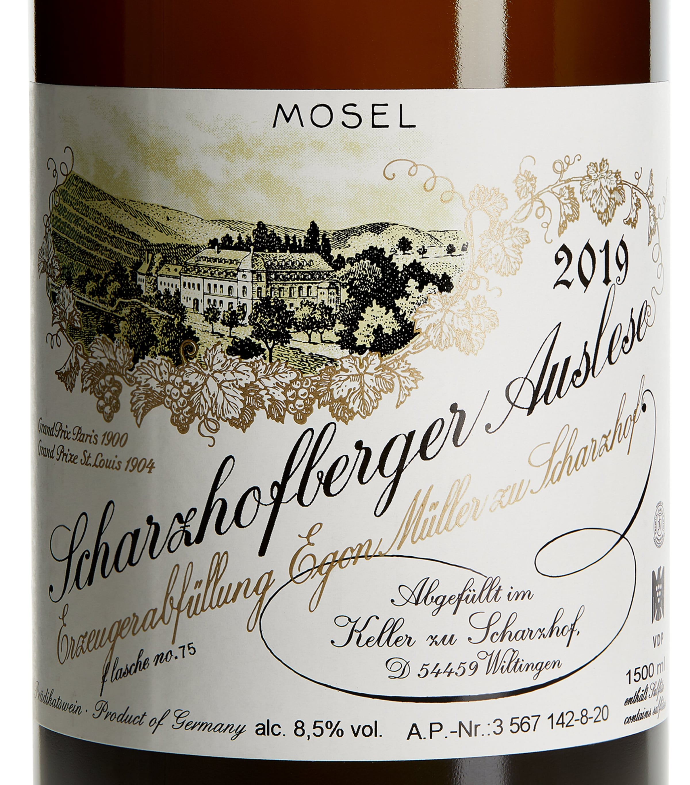 Egon Muller Scharzhofberger Riesling Auslese 2019 Magnum (1.5L) - Mosel, Germany Image 2