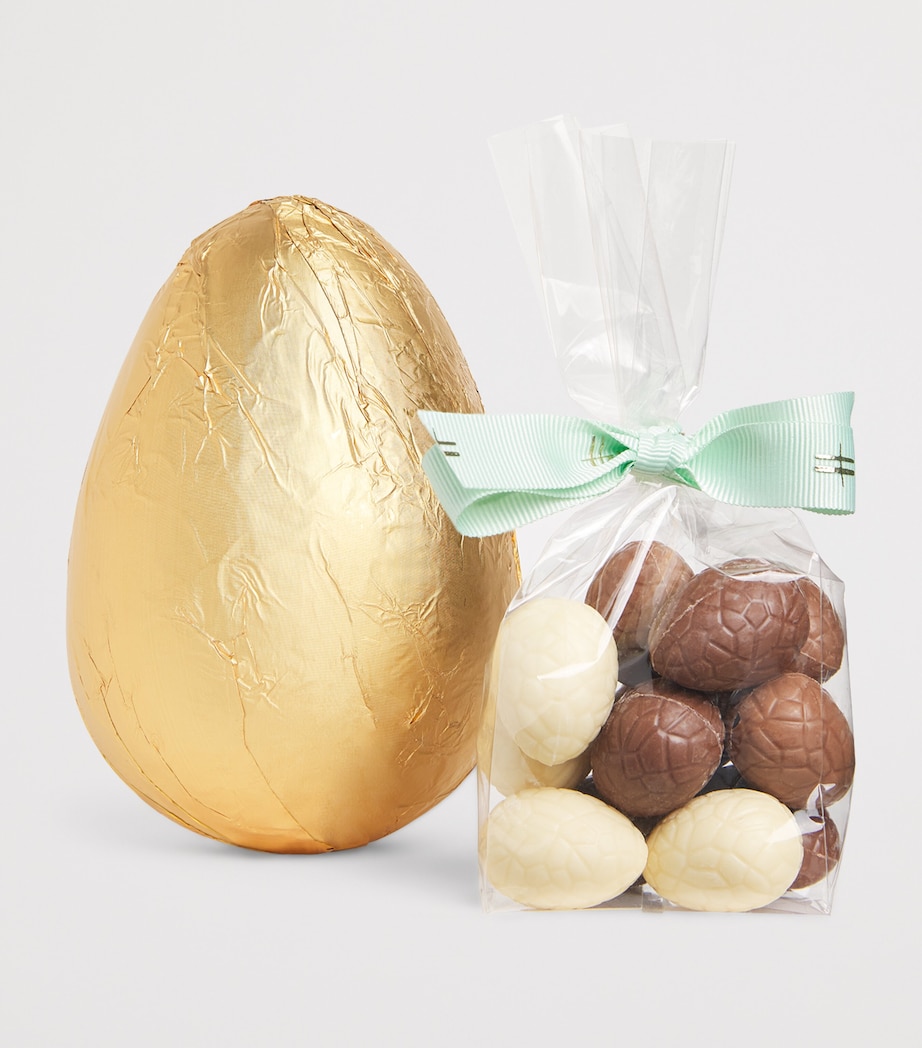 Belgian Chocolate Easter Egg with Mini Eggs (245g) NO COLOUR Image 2
