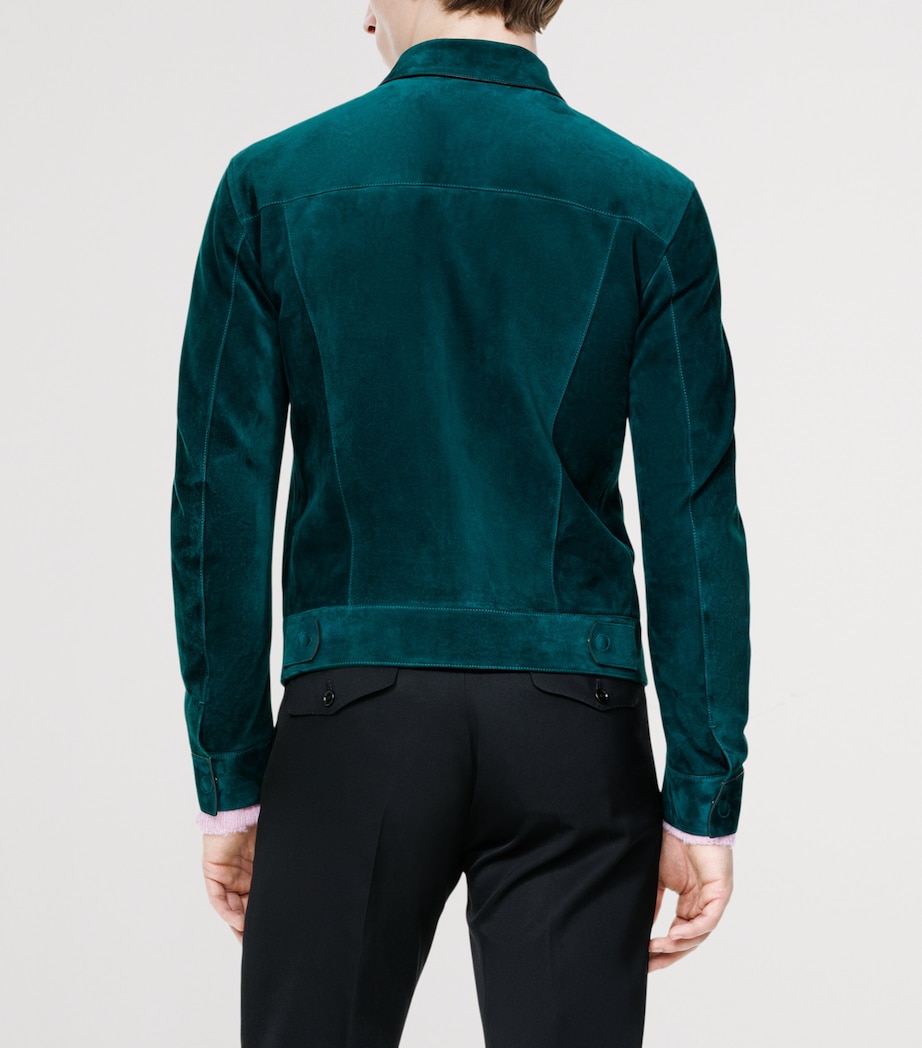 TOM FORD Mens Suede Jacket Gcu Image 4