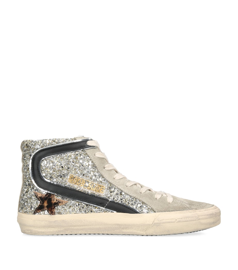 Leather Slide High-Top Sneakers MULT/OTHER Image 1