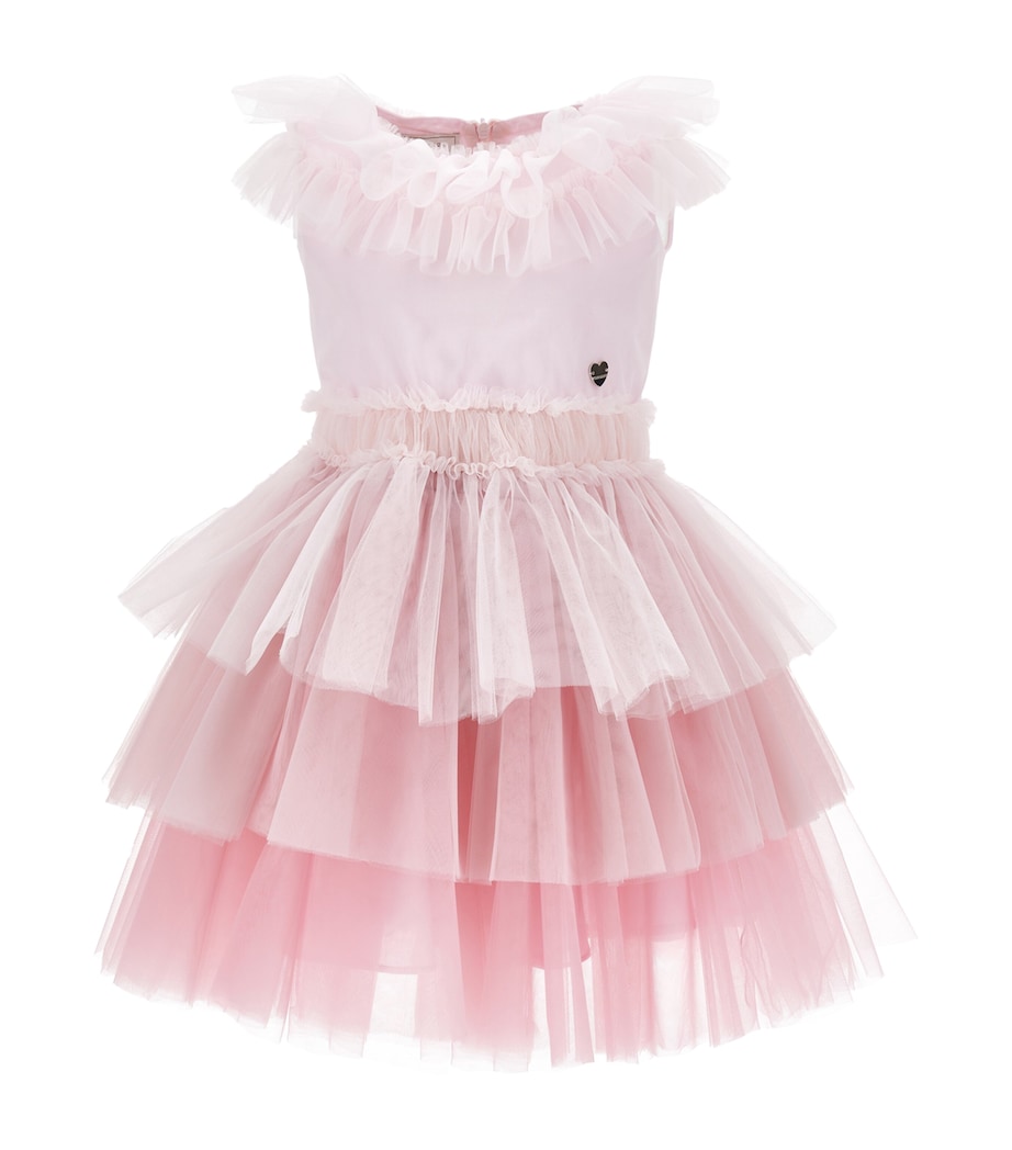 Tulle Tiered Dress (2-16 Years) ROSA DEGRADE Image 1