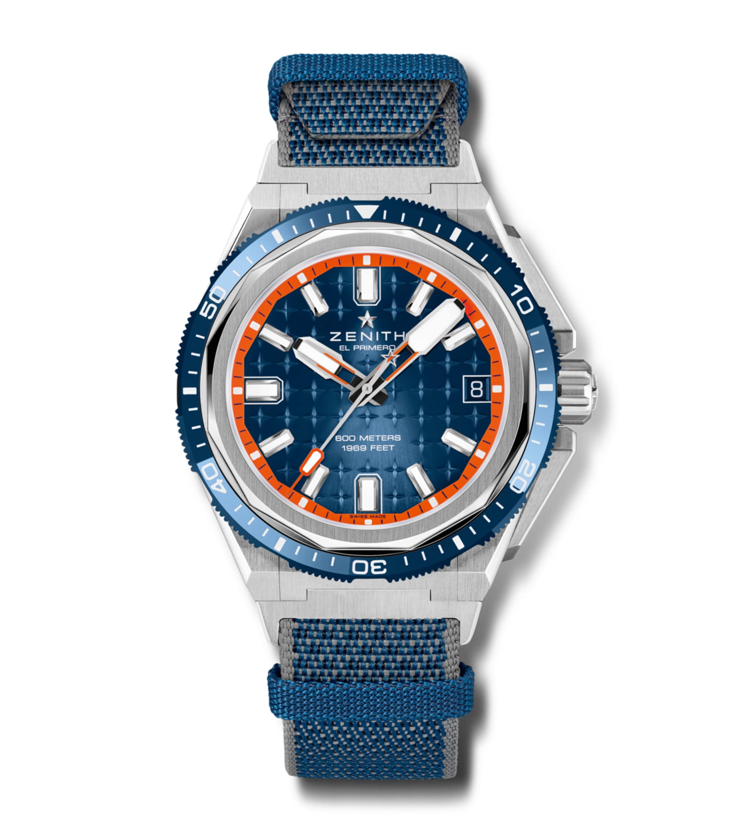 Stainless Steel Defy Extreme Diver Watch 42.5mm BLUE Image 1