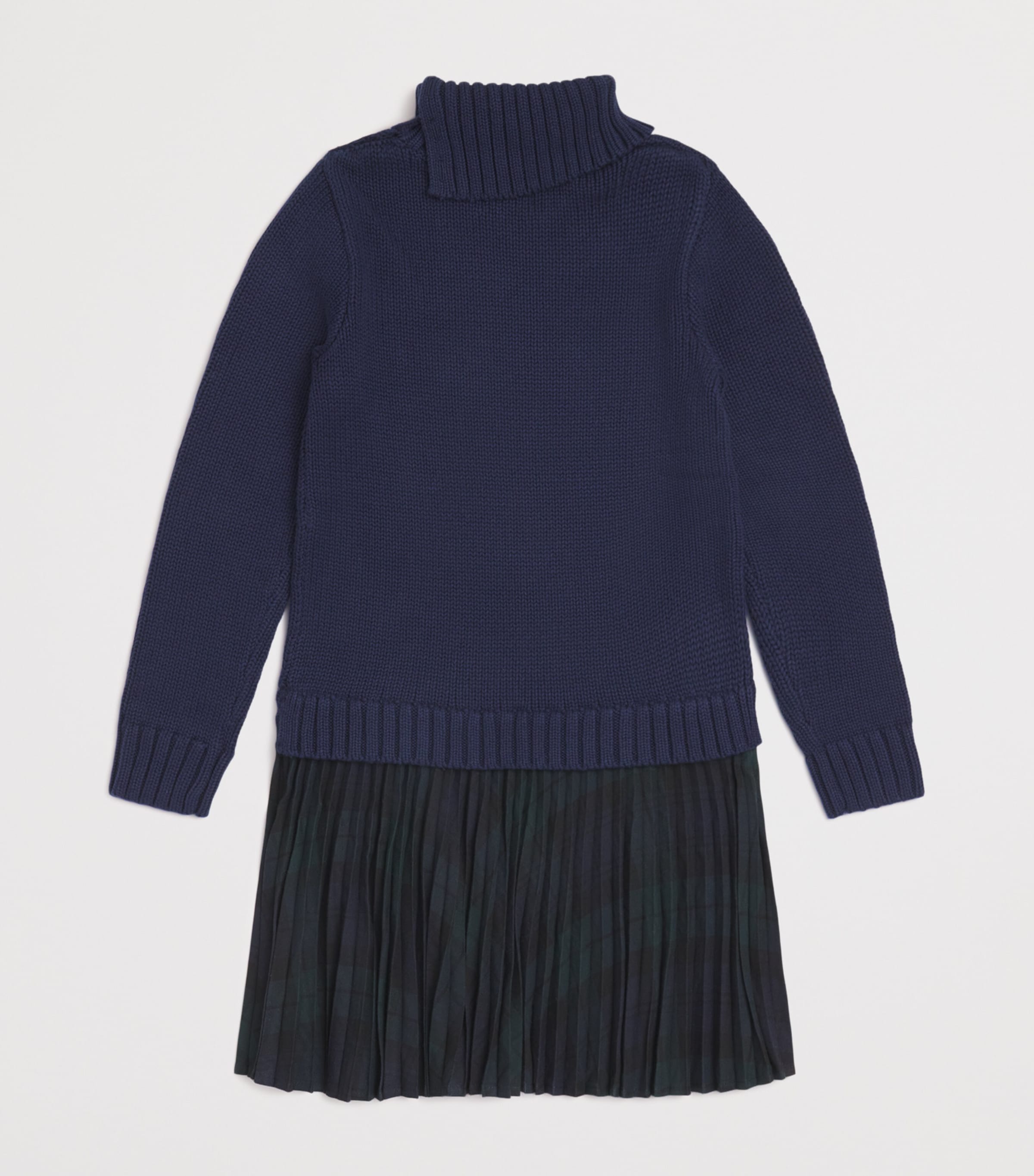 American Flag Sweater Dress (7-14 Years) NAVY Image 2