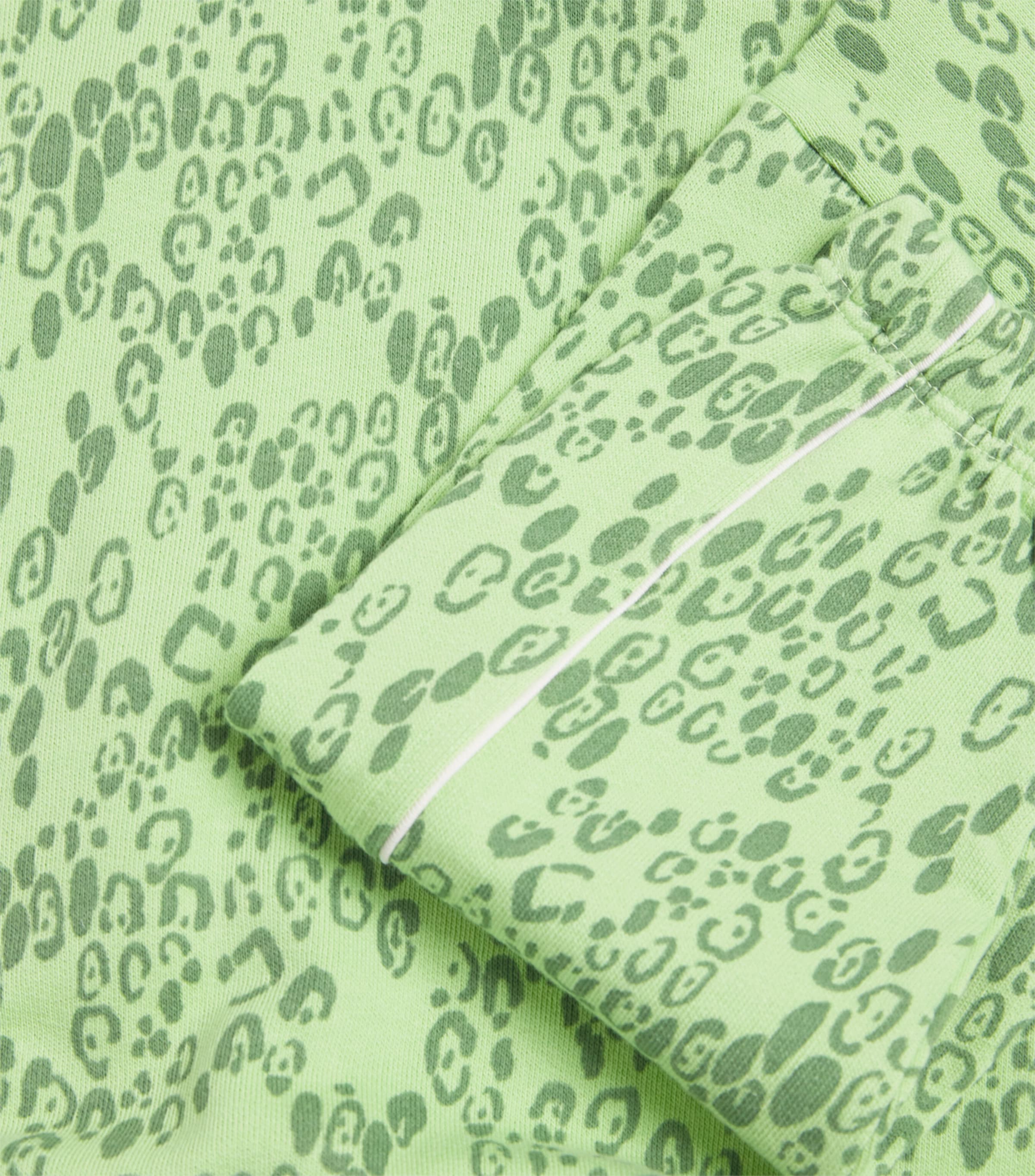 Mini Rodini Organic Cotton Leopard Print Sweatshirt (3-11 Years) Image 3