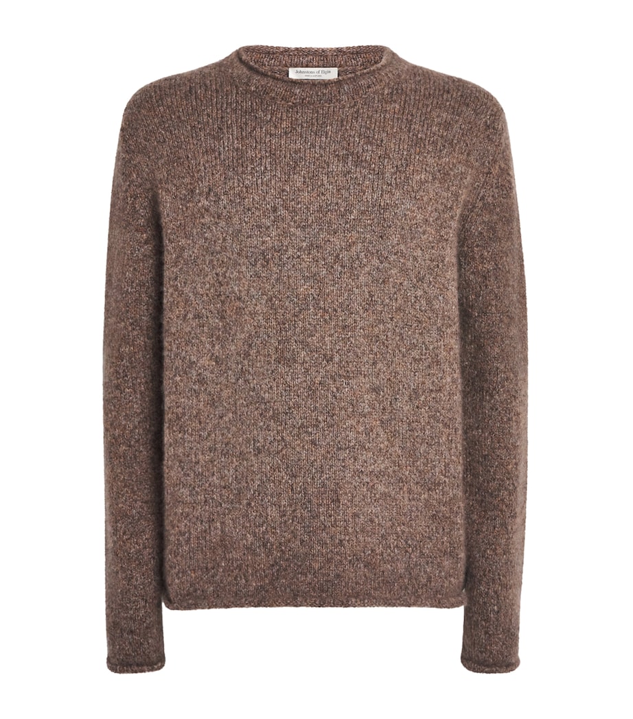 Cashmere-Silk Sweater HB4415 MOLASSES MIX Image 1