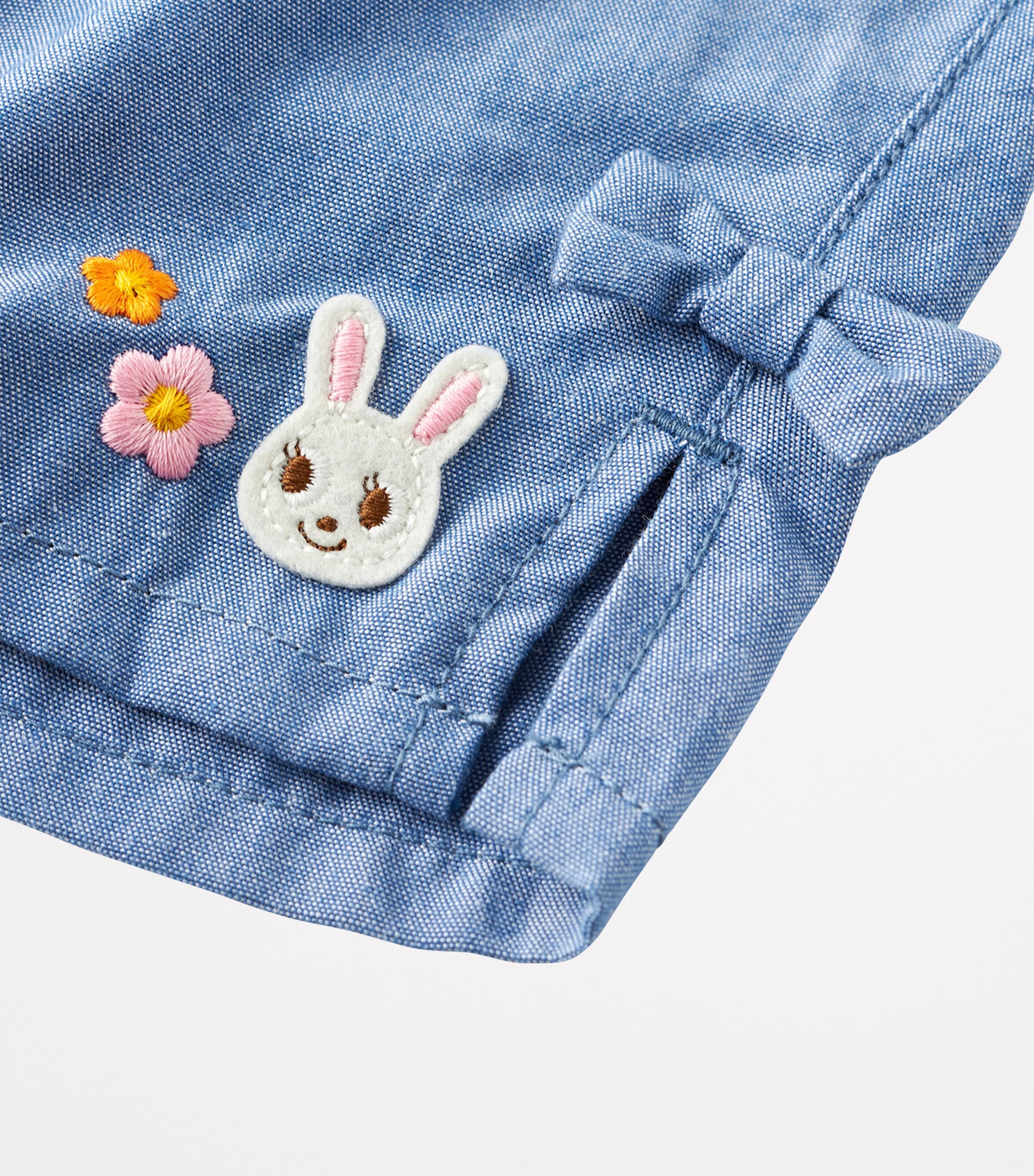 Cotton Bow-Detail Trousers (2-9 Years) 15 Image 6