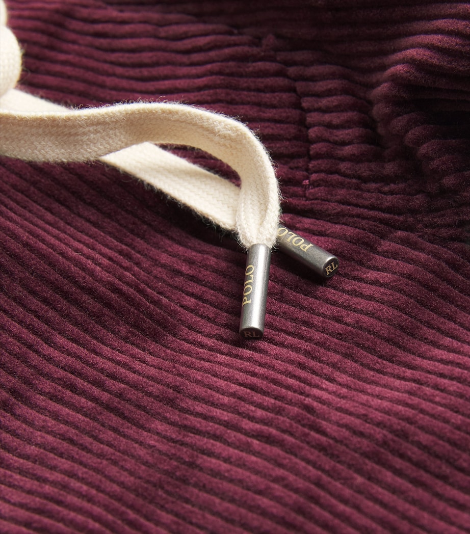 Corduroy Logo Shorts RED Image 5