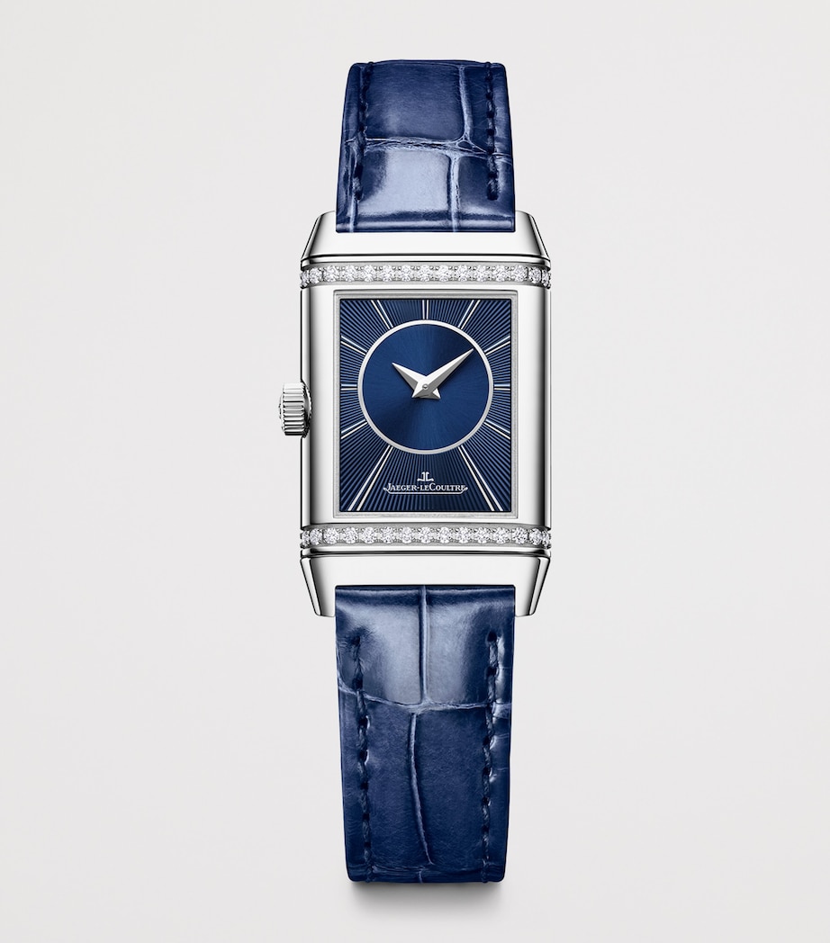 Jaeger-LeCoultre Stainless Steel and Diamond Reverso One Duetto Watch 21mm Stainless Steel Image 2