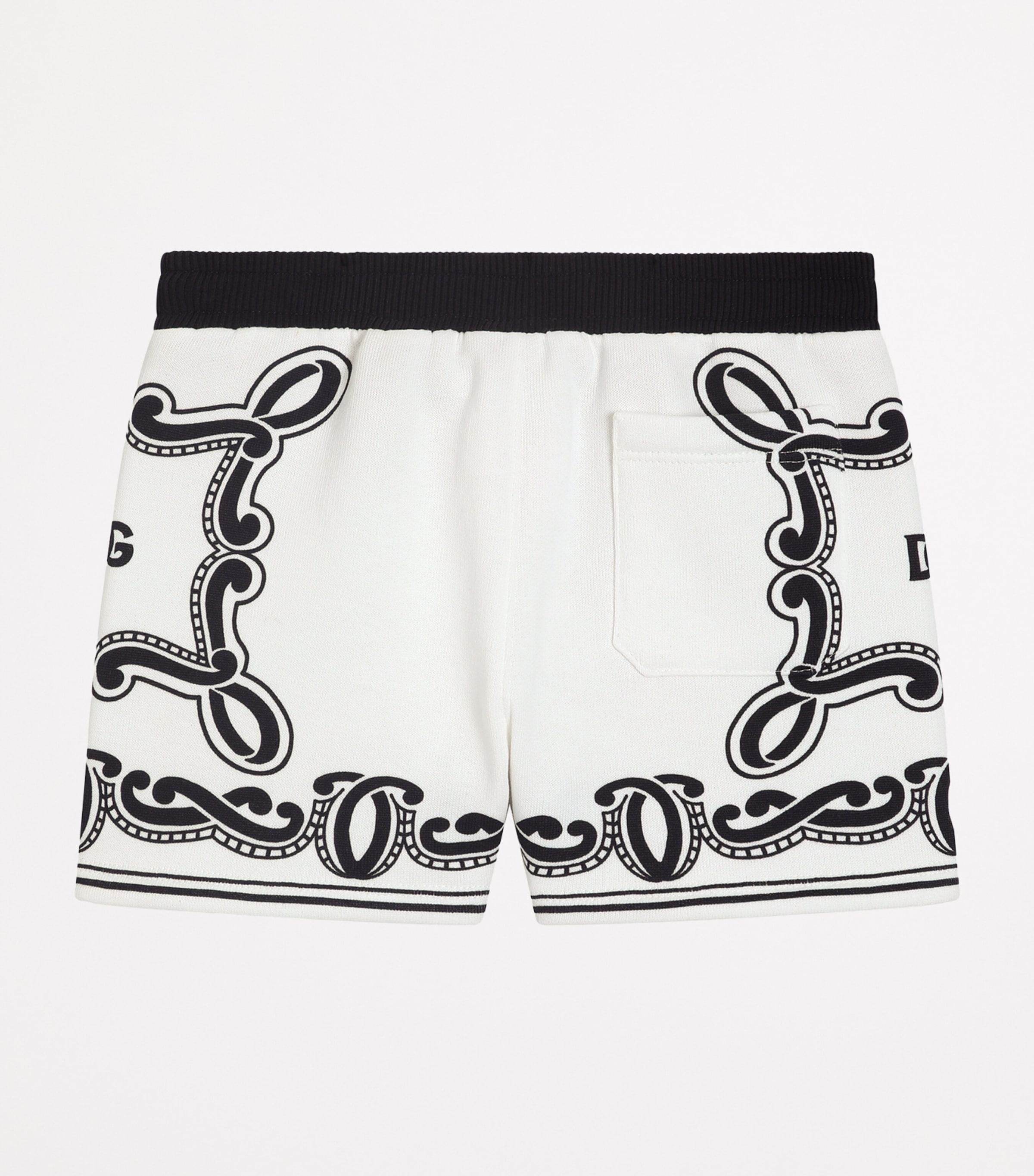 Bandana Print Sweatshorts (3-30 Months) HA9RB-BANDANA BL Image 2