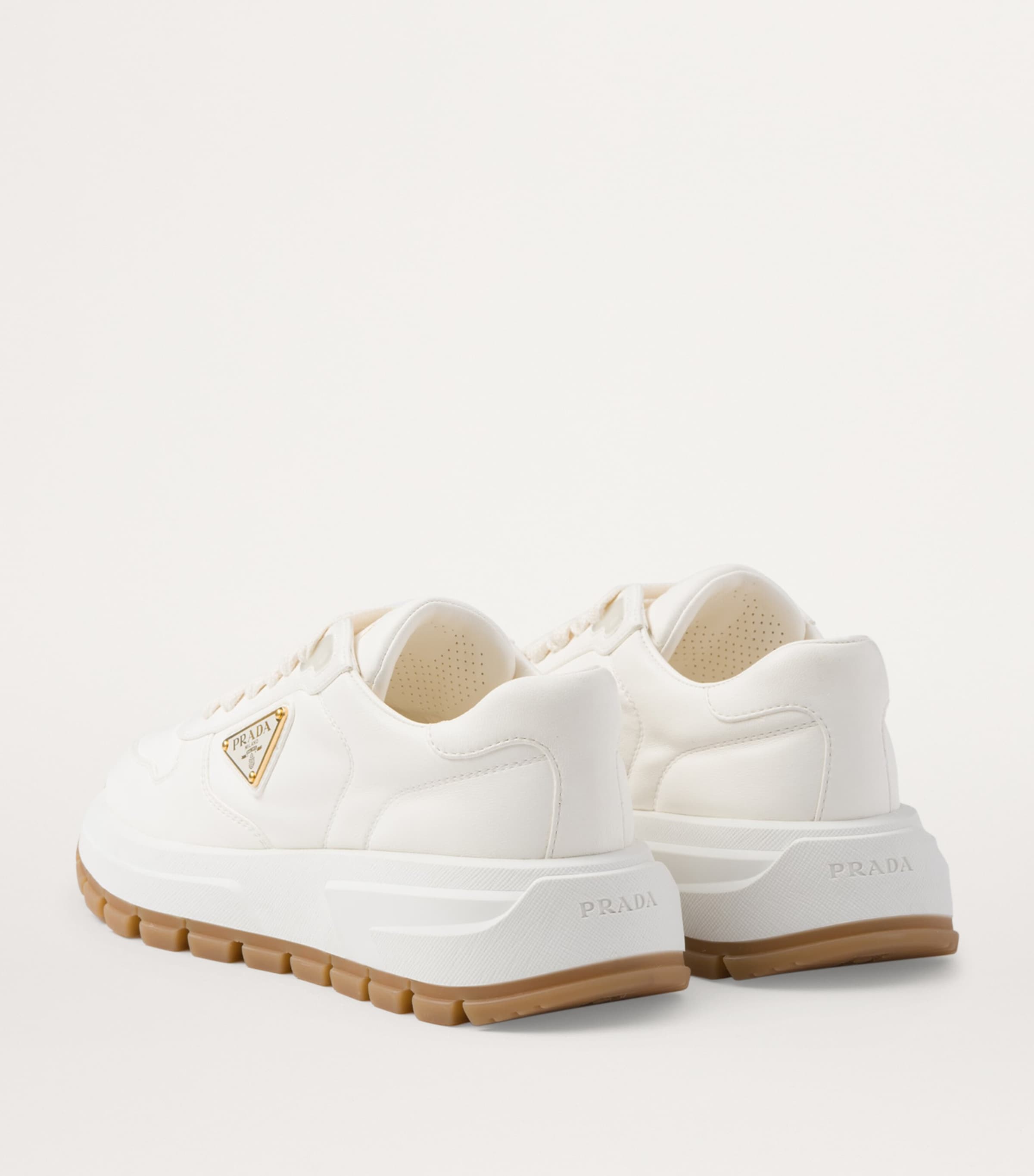 美品 prada sports square leather sneaker 美品 prada sports square leather sneaker