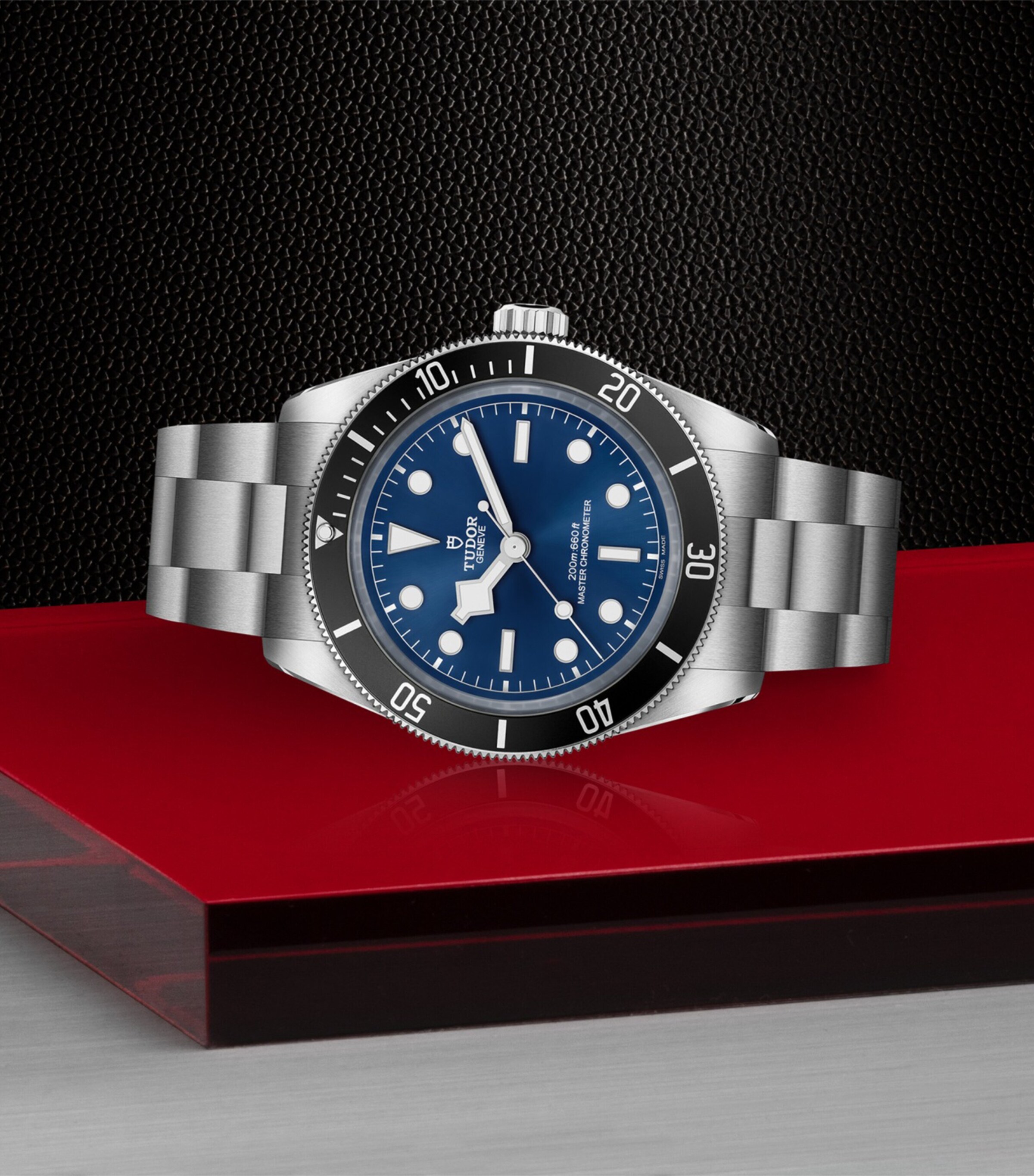 Black Bay 68 Stainless Steel Watch 43mm BLUE Image 3