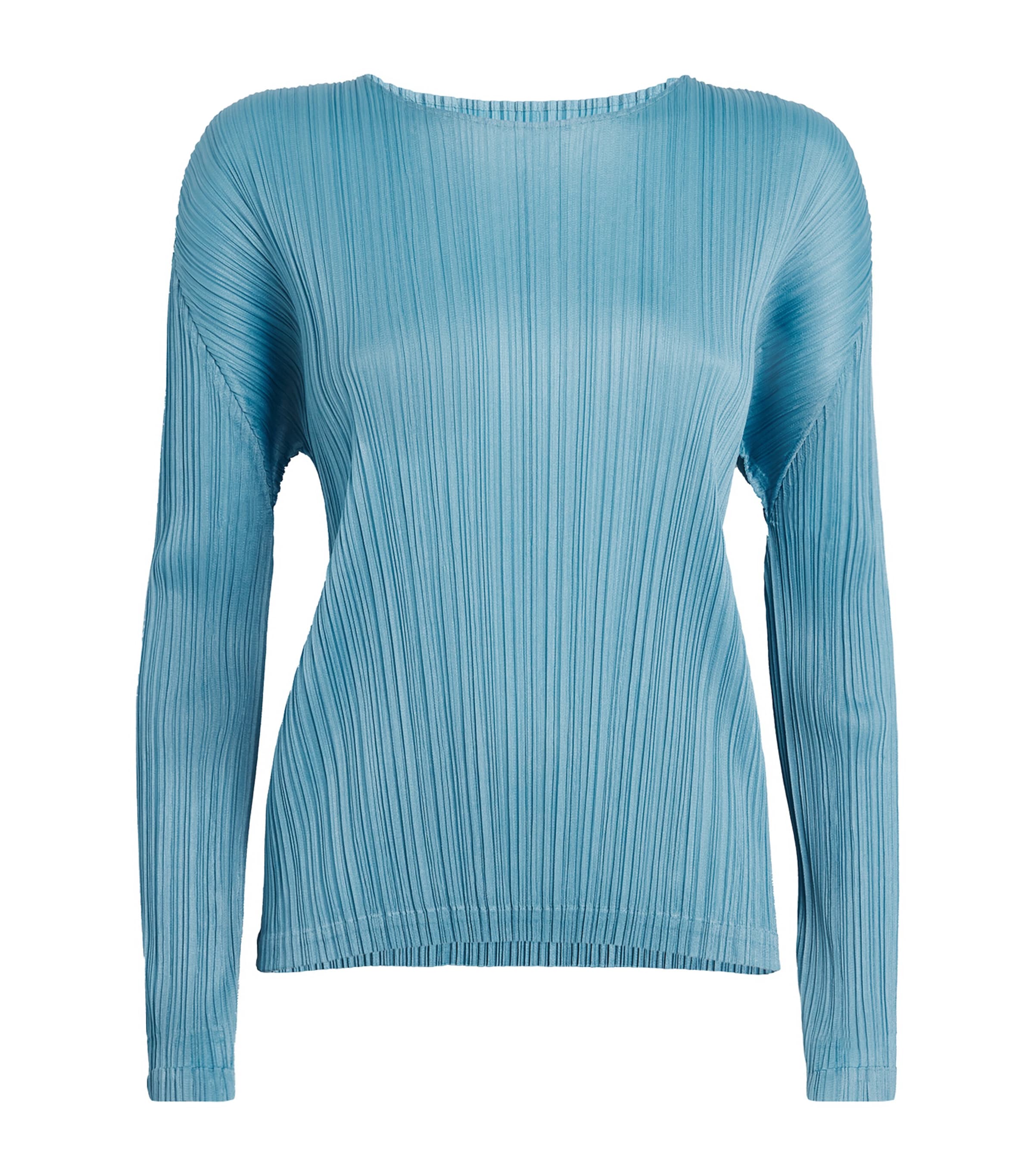 Issey Miyake Blue Monthly Colors Sweater In Grey