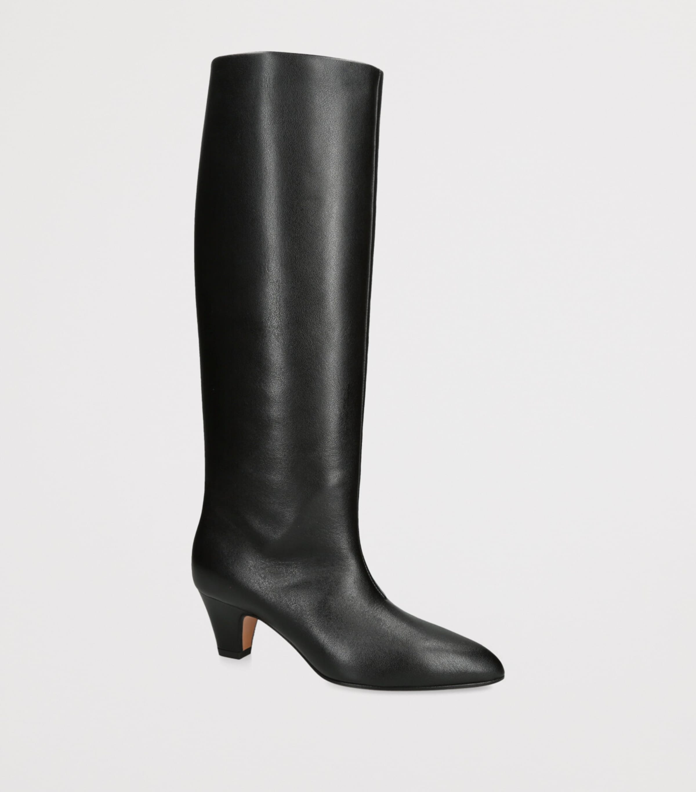 Bally Black Leather Alva Knee-High Boots 55 | Harrods US