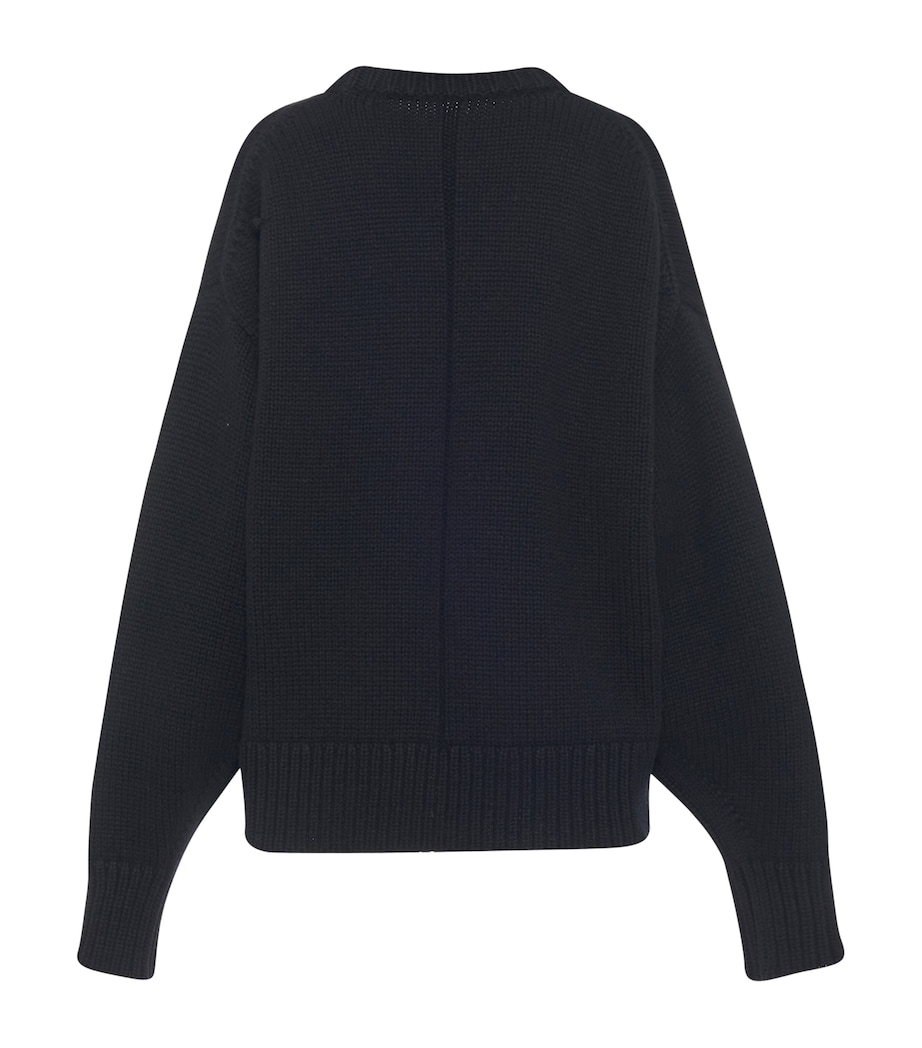 Ophelia Wool-Cashmere Sweater BLACK Image 2